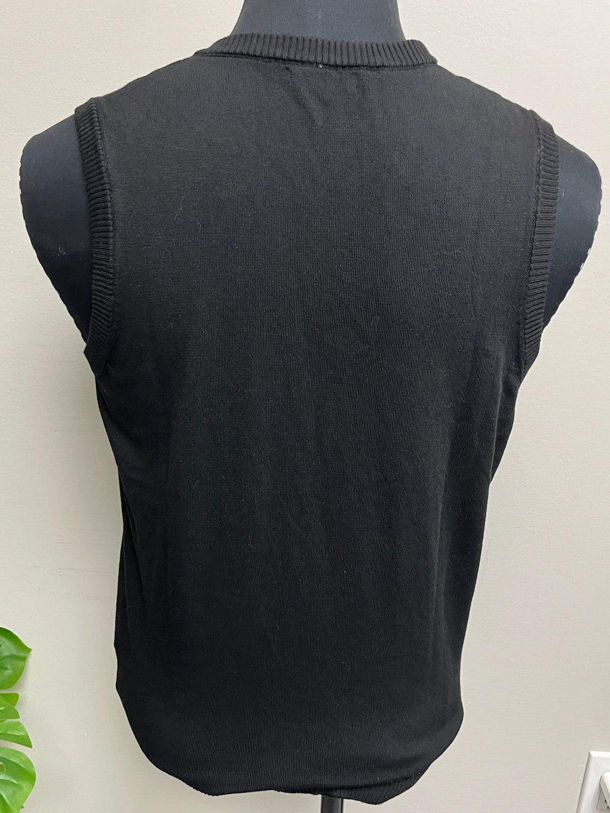 New Men’s Black Vest Shirt