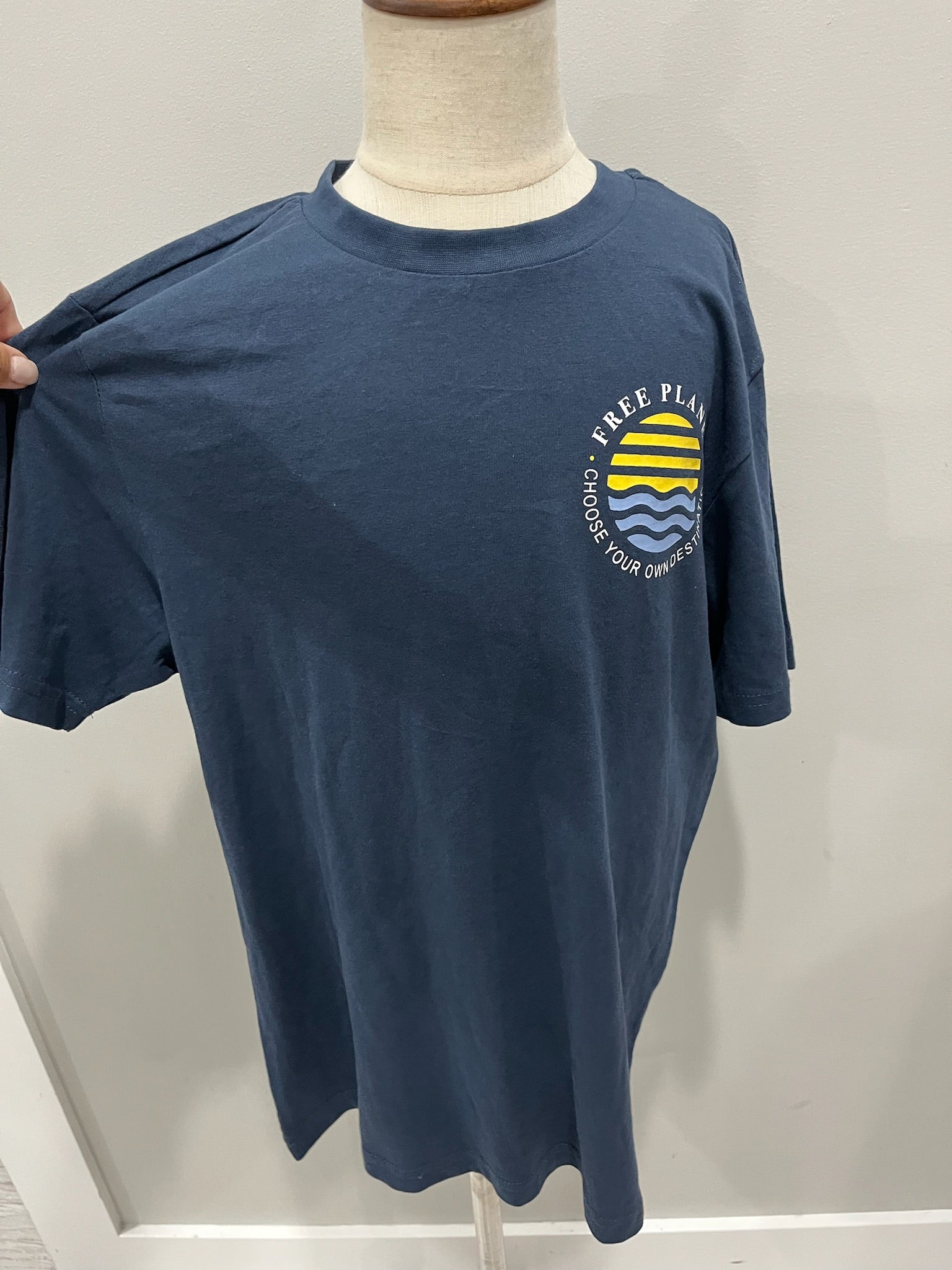 Boys Blue Free Planet Shirt image 1