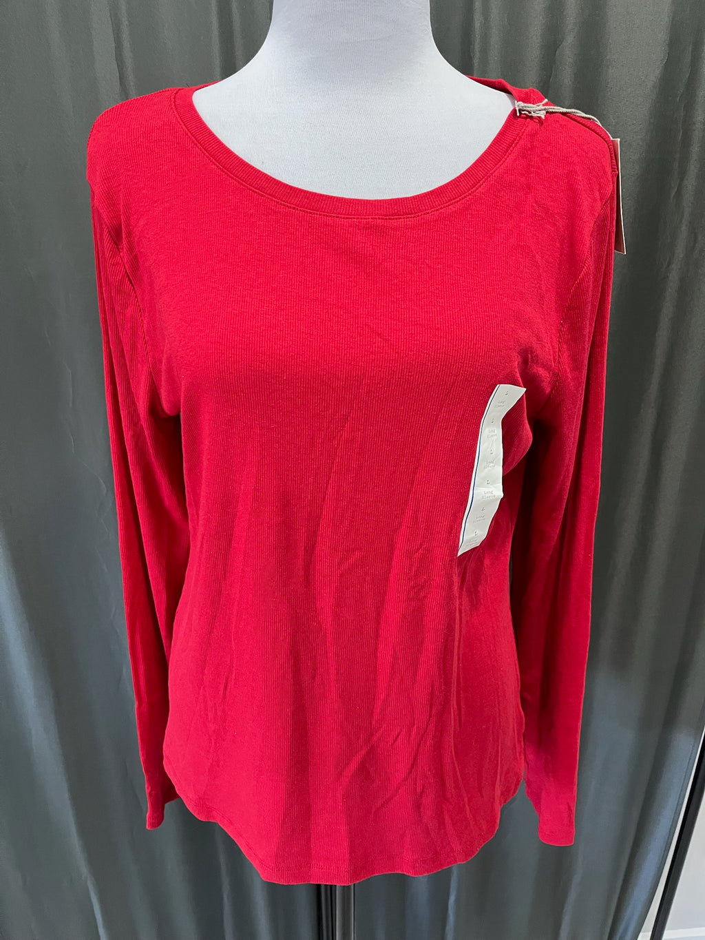 Women’s Red Long Sleeve Shirt image 0