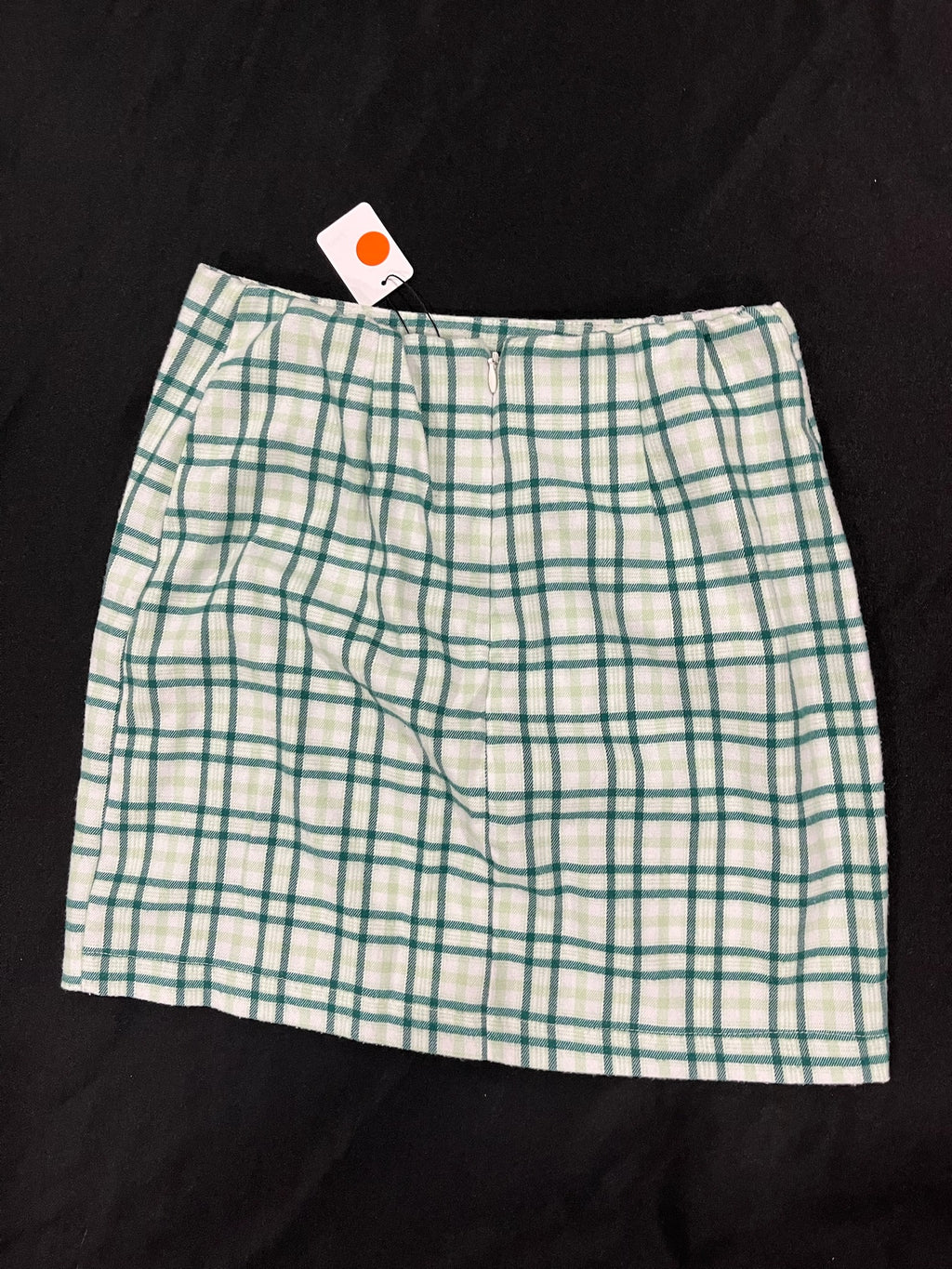 Women’s Green Checkered Skirt image 3