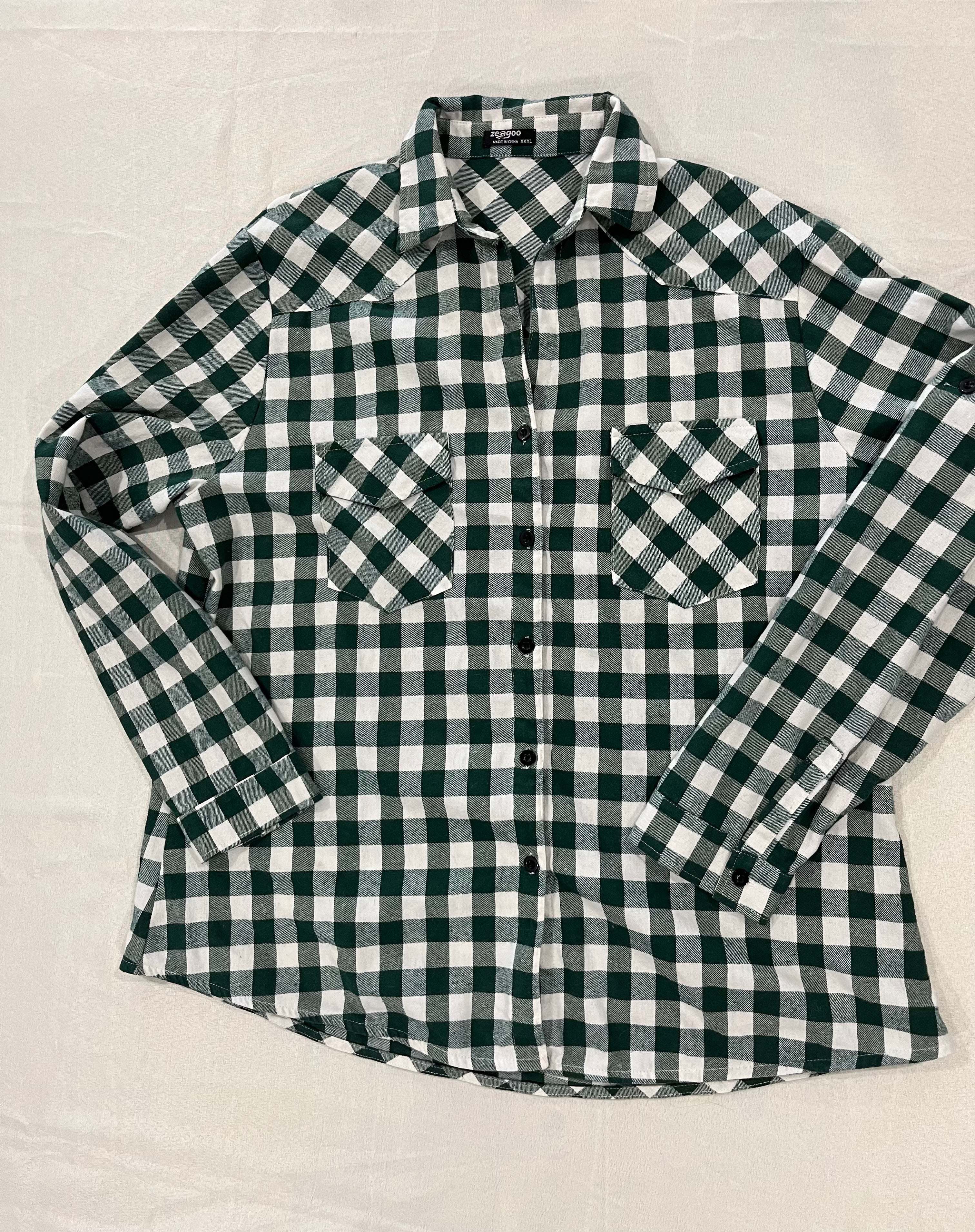 Green Flannel Shirt image 0