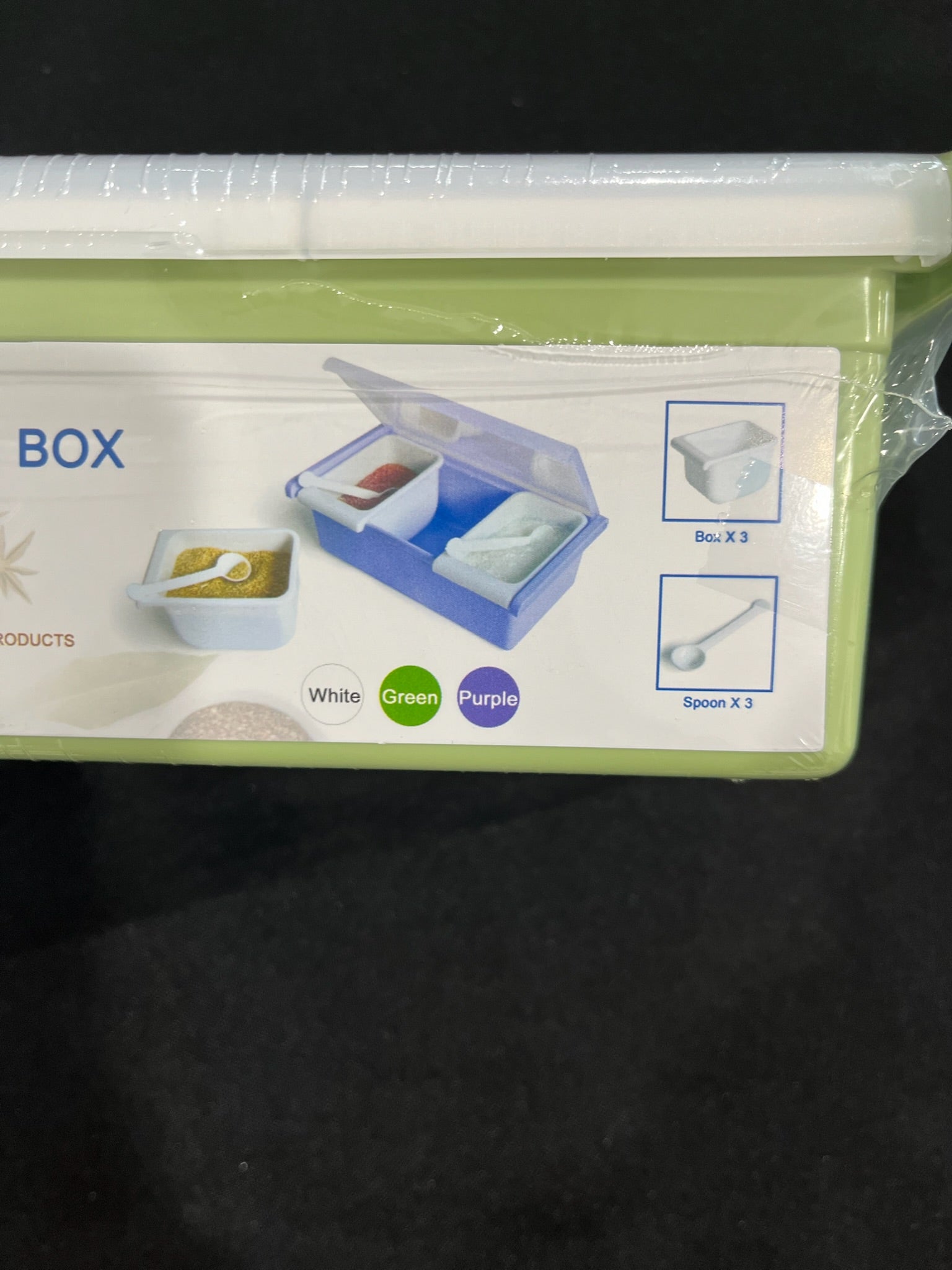 Seasoning or Condiment Storage Box With Spoons image 2