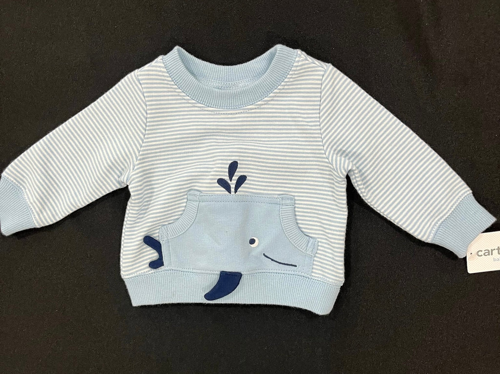 Newborn Baby Whale Sweater image 0