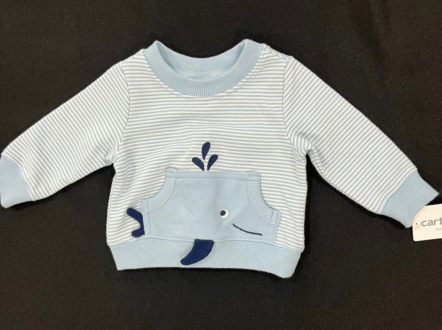 Newborn Baby Whale Sweater image 0