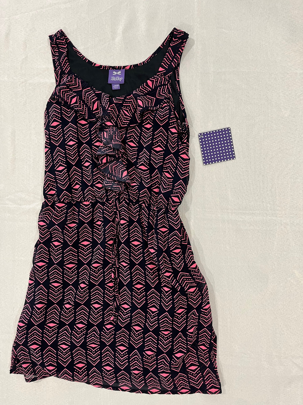 Black & Pink Boho Dress image 0