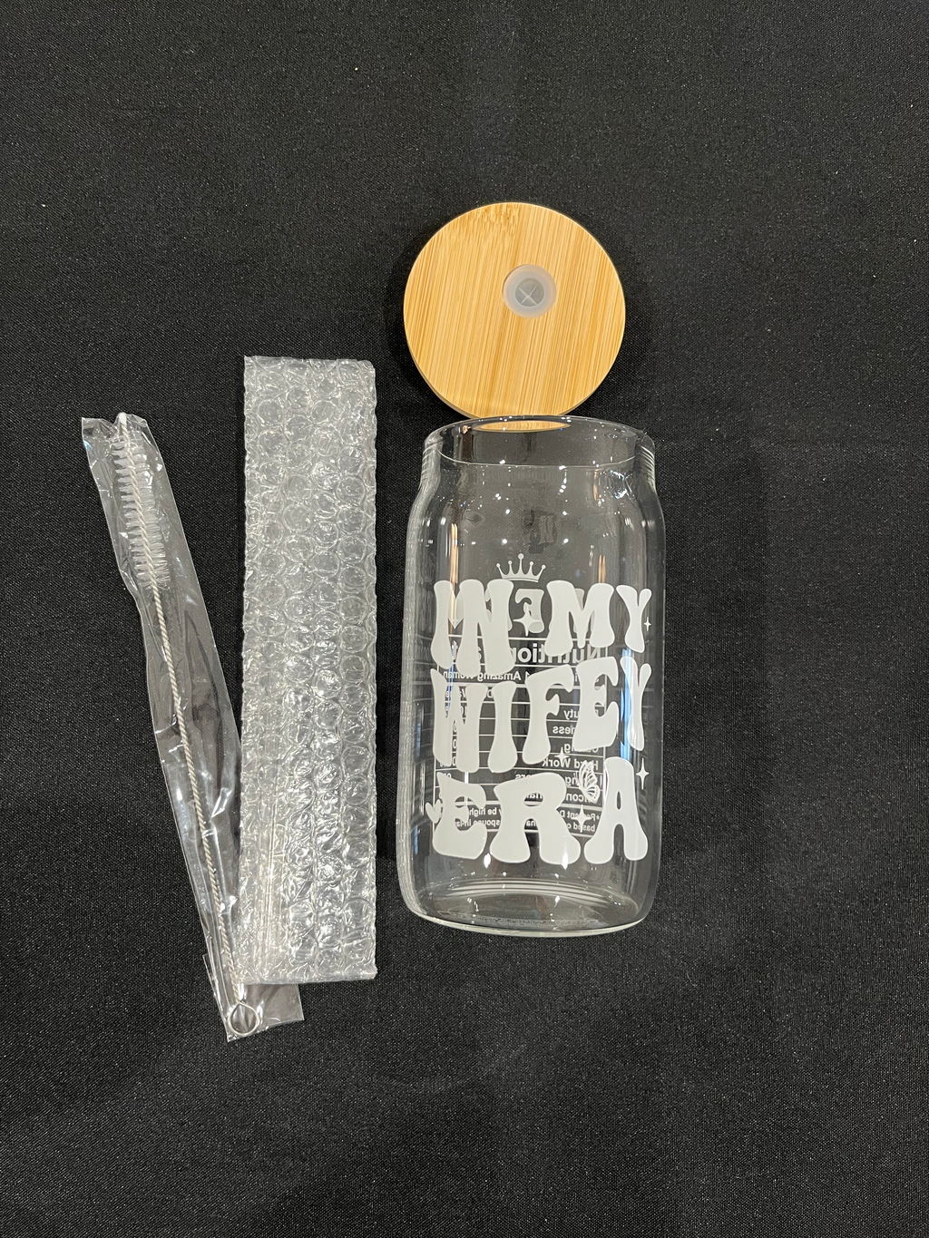 New Glass In My Wifey Era Cup Set image 5