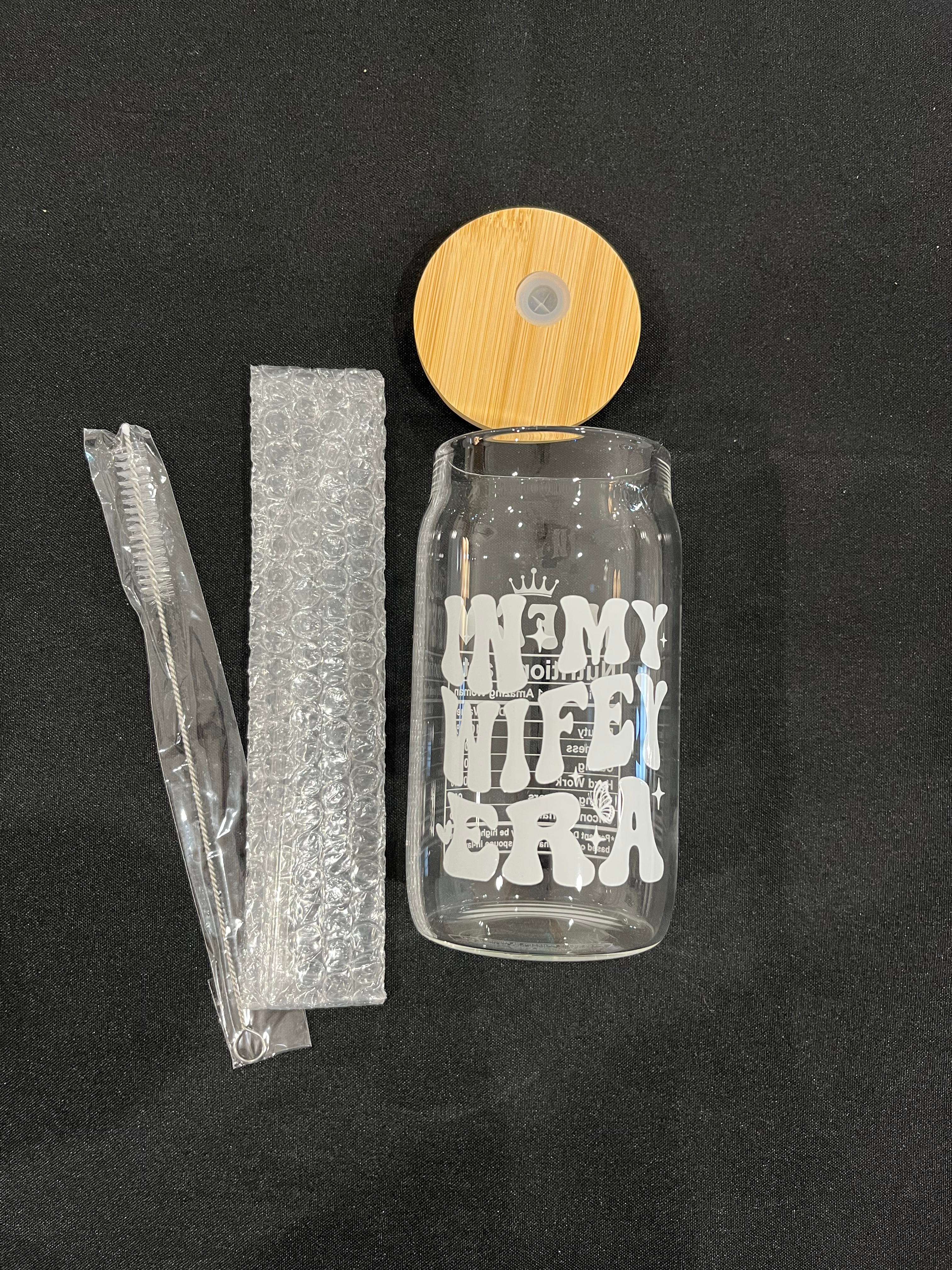 New Glass In My Wifey Era Cup Set image 5