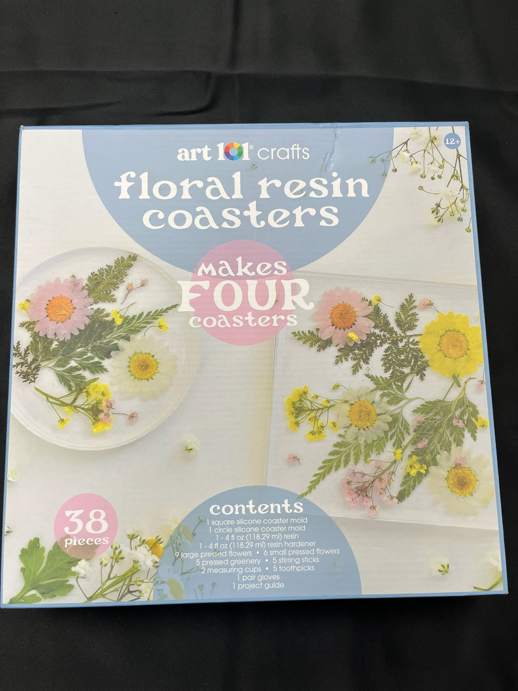 Floral Resin Coasters Kit