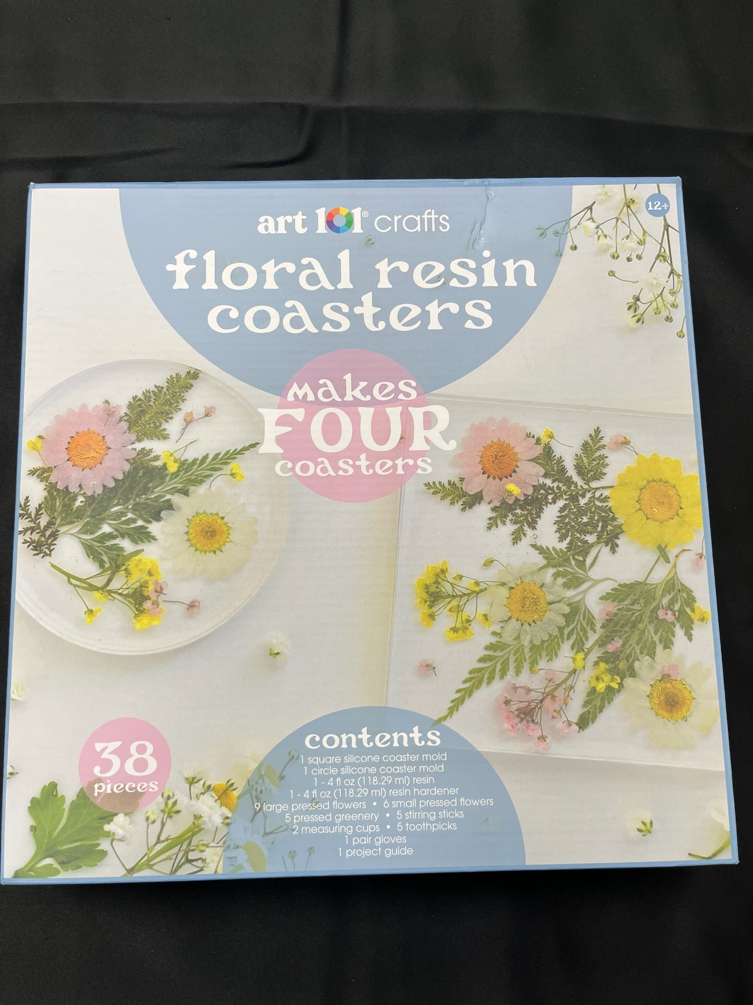Floral Resin Coasters Kit