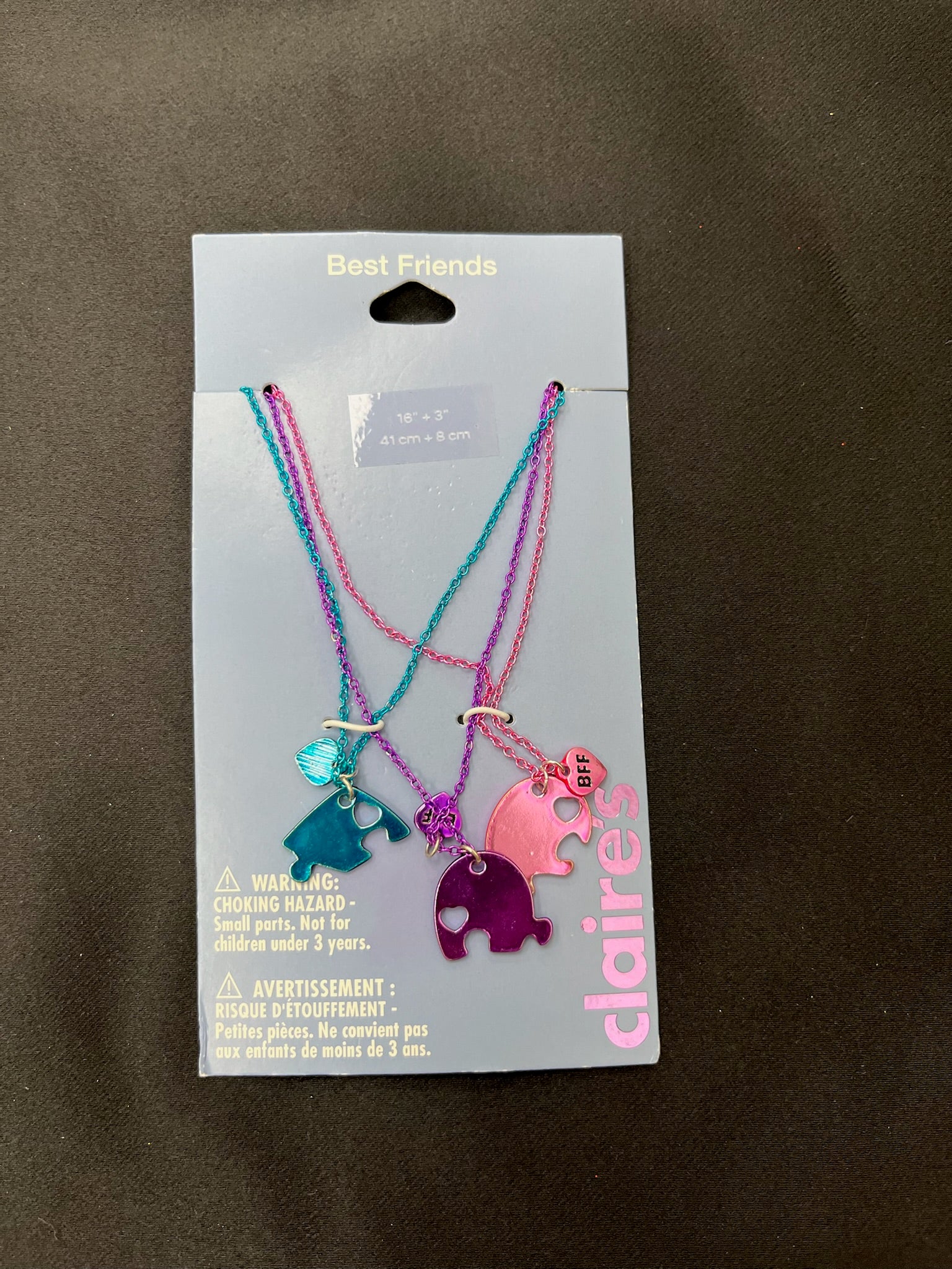 Three Piece Best Friends Necklace