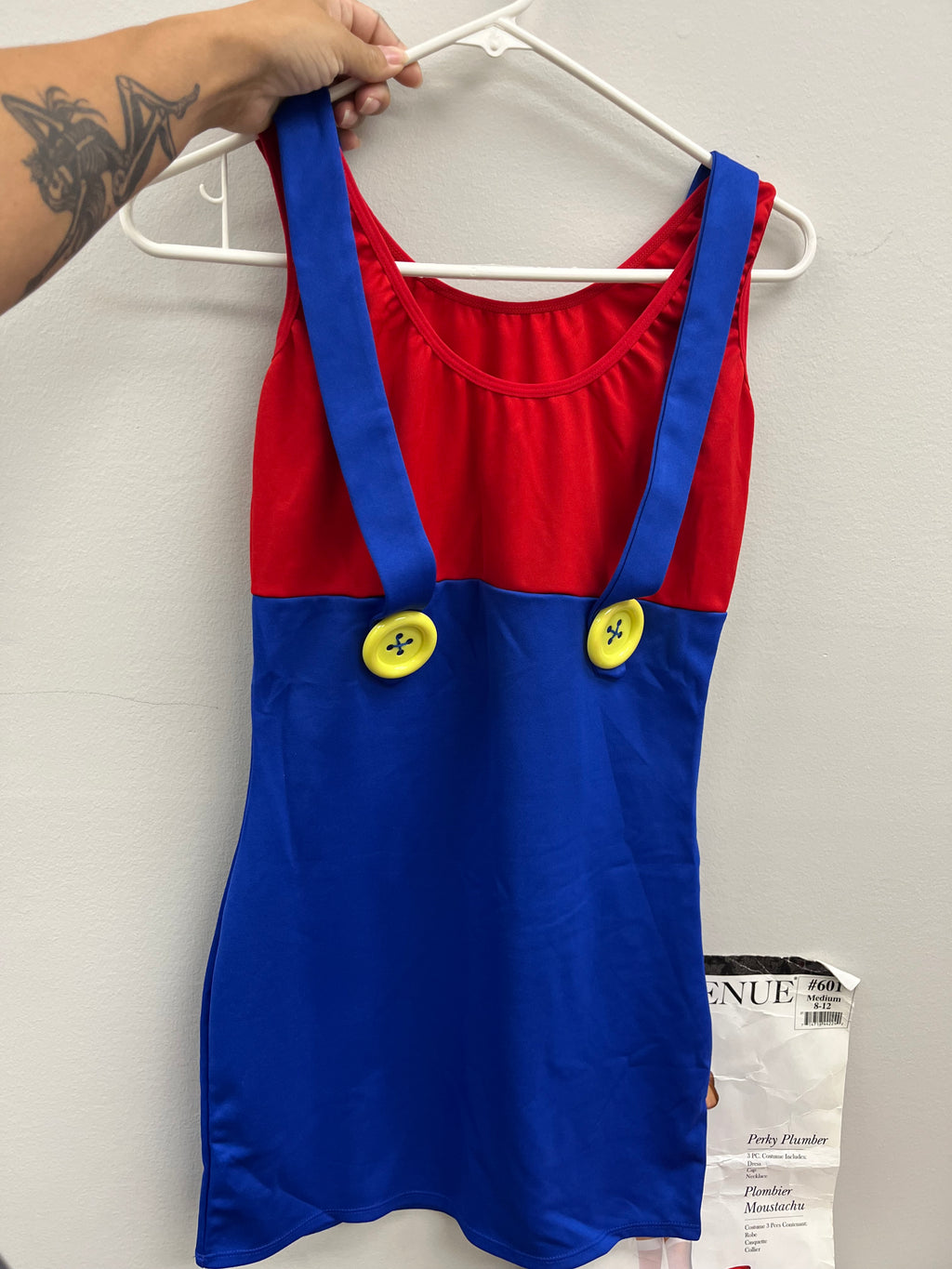 Used/New Perky Plumber/Mario Costume