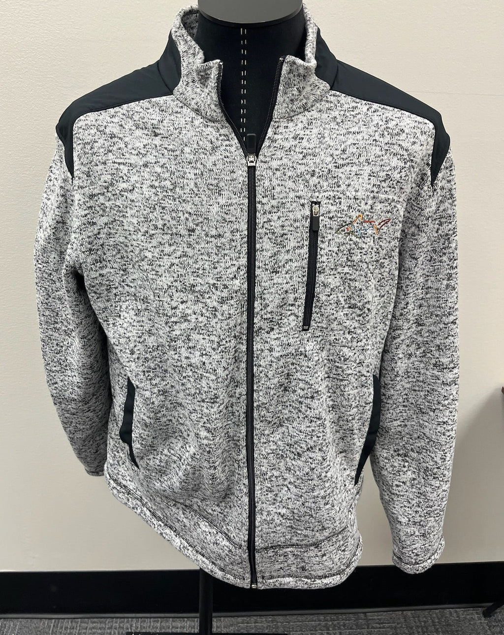 Used Men’s Grey Zip Up Sweater