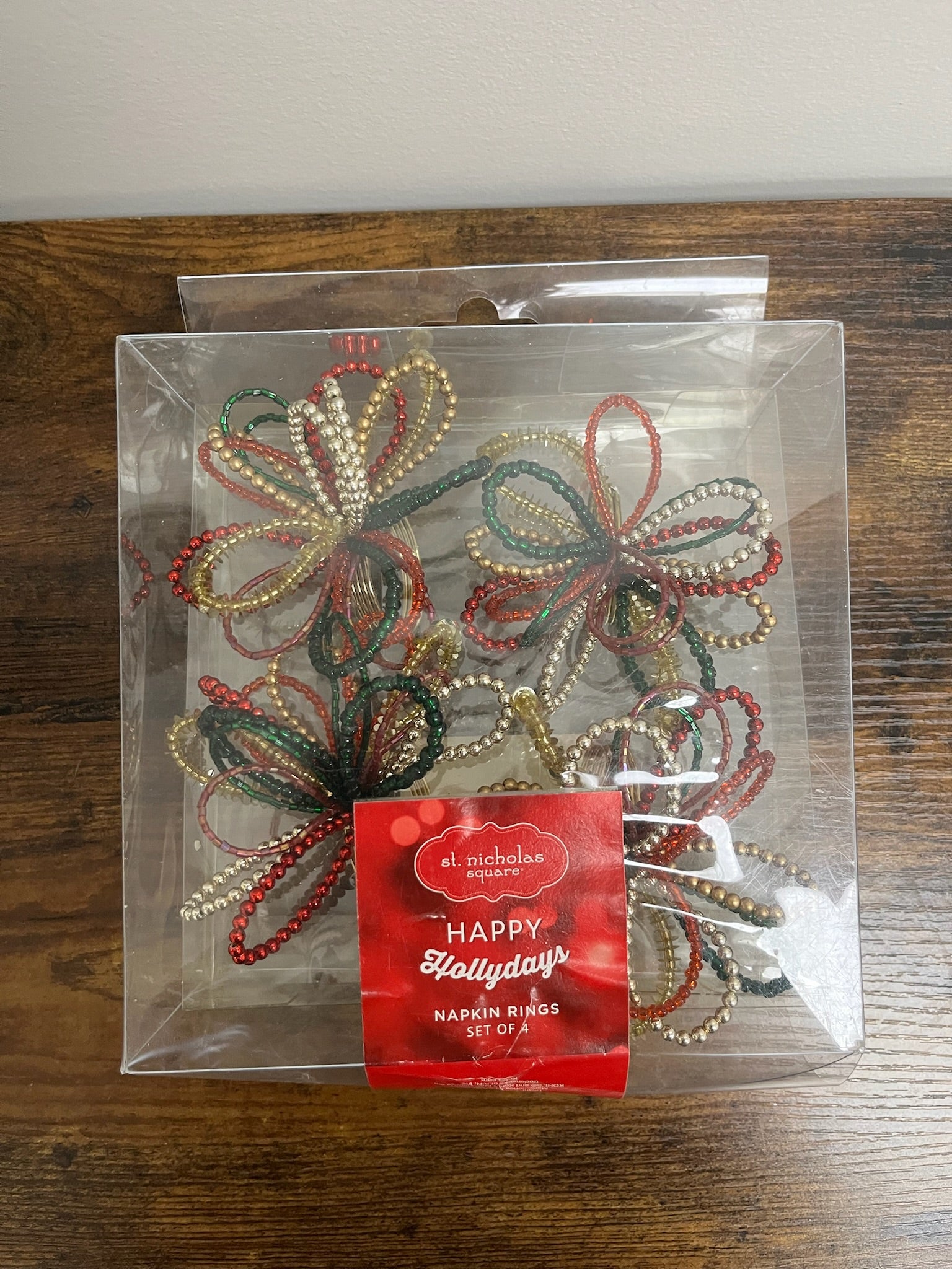 4 Piece Christmas Napkin Holders
