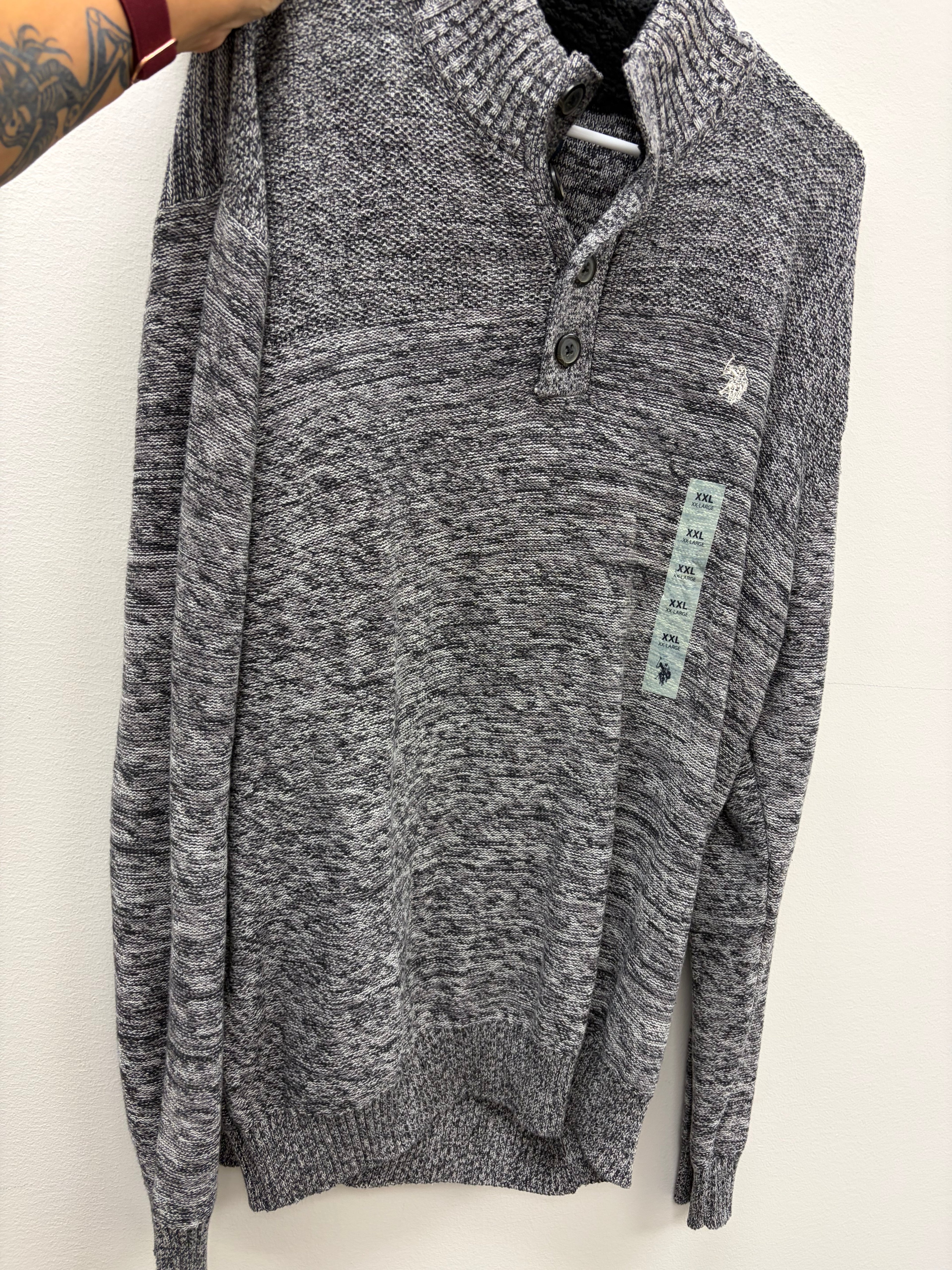 New Unisex Grey Sweater