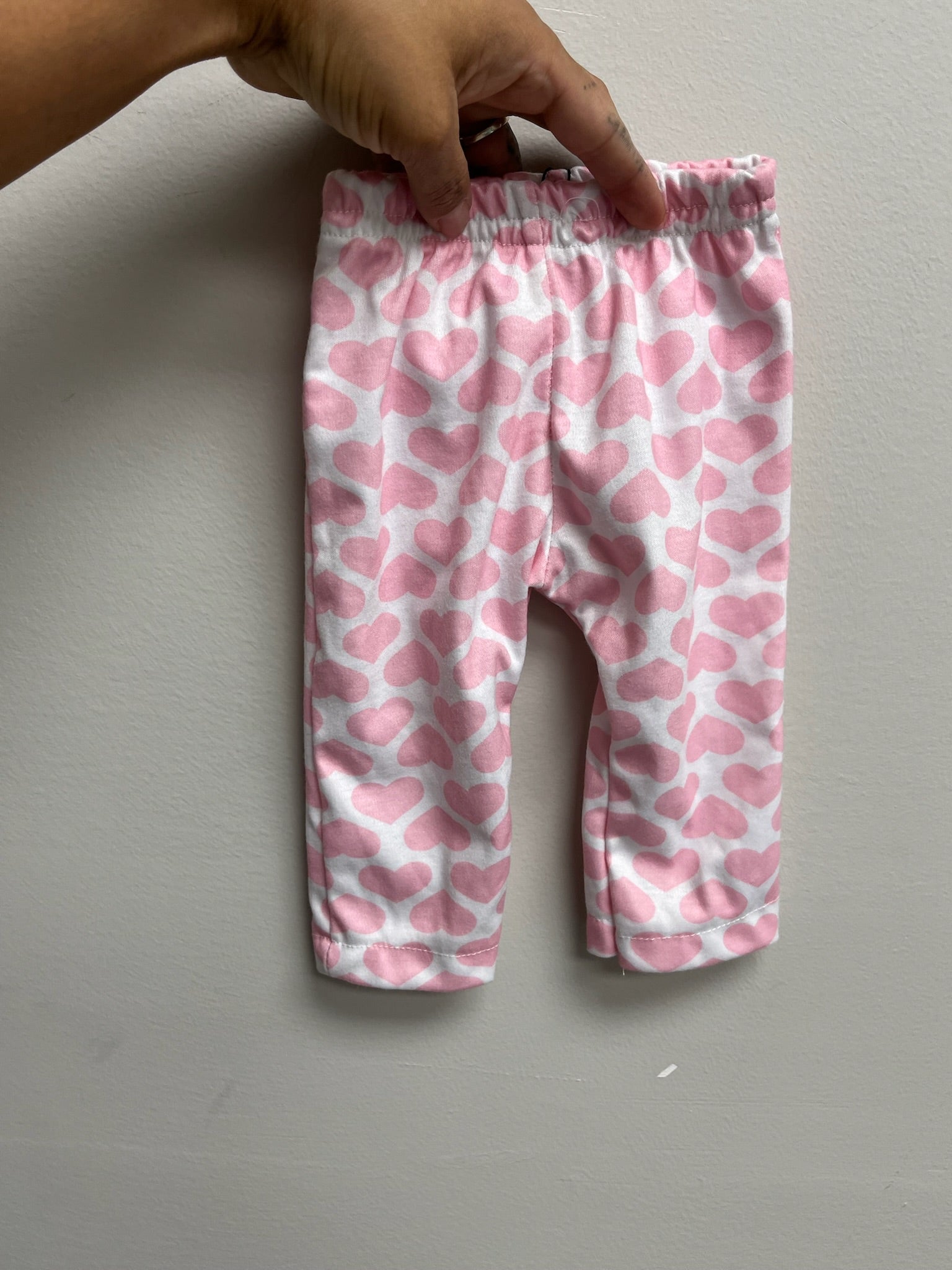 Used Girls Pink Heart Pants