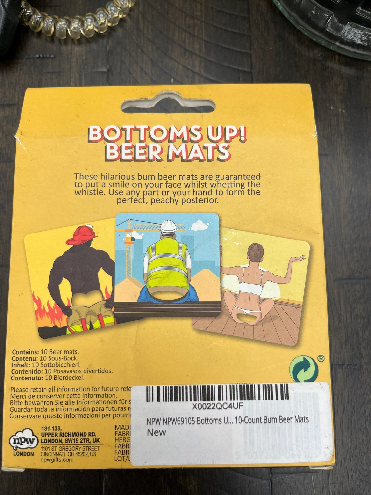 New Bottoms Up Beer Mats