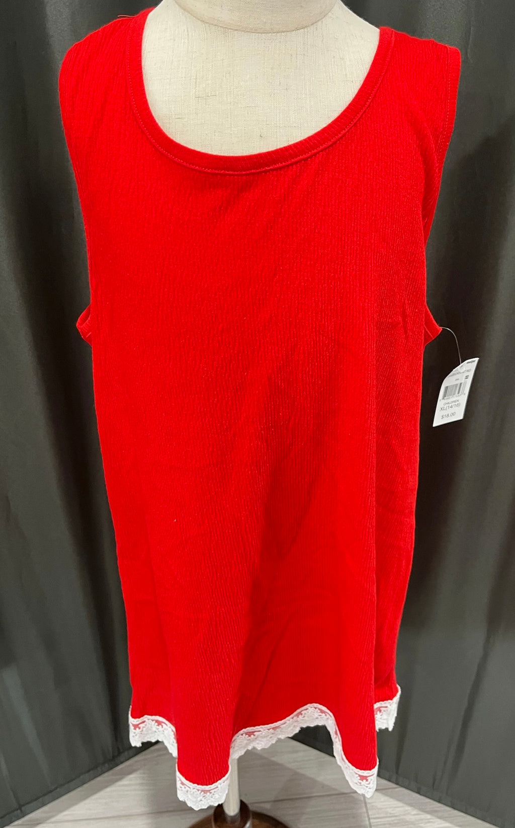 Girls Red Tank Top image 0