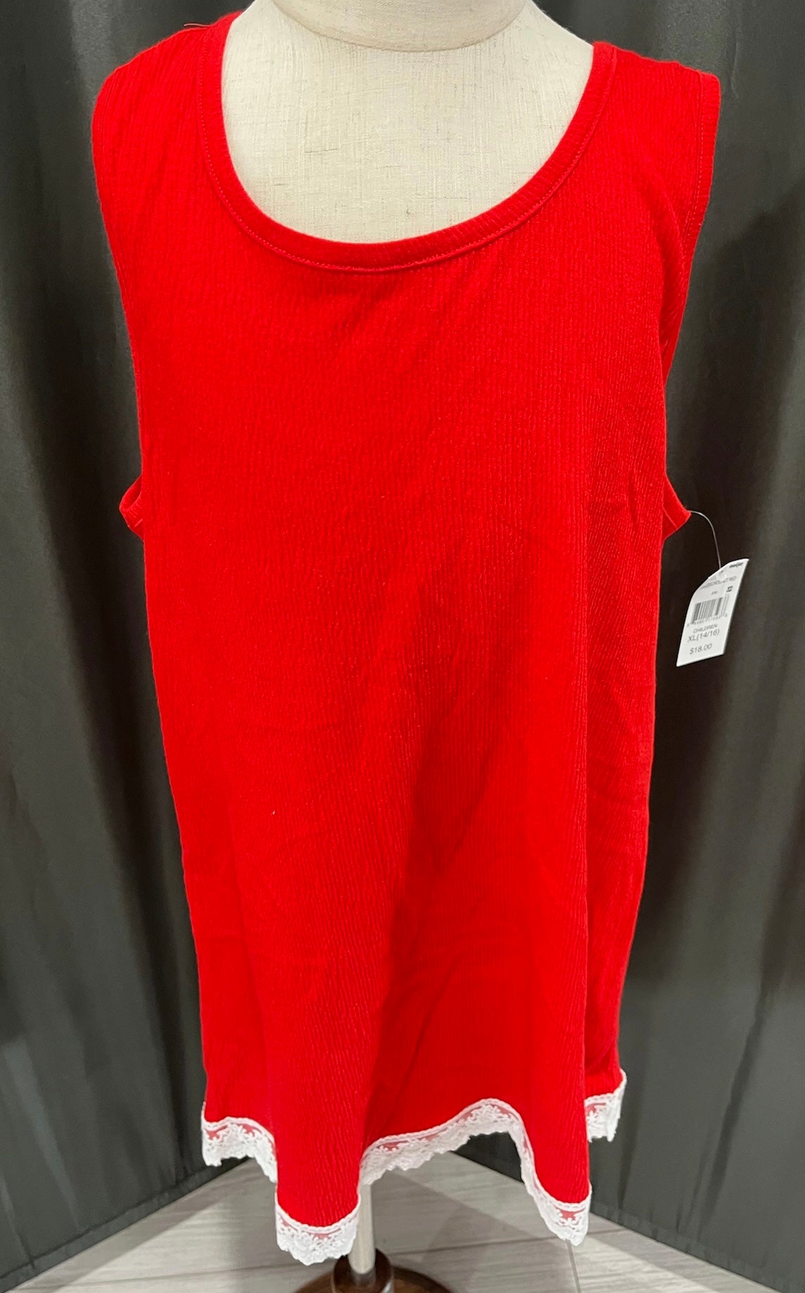 Girls Red Tank Top image 0