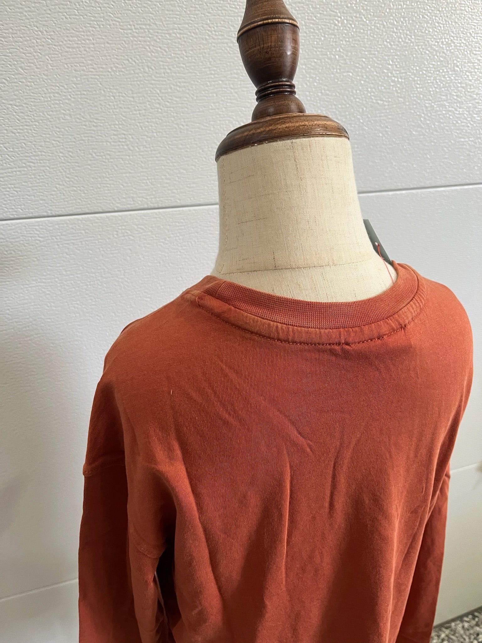 Boys Orange Long Sleeve Shirt image 2