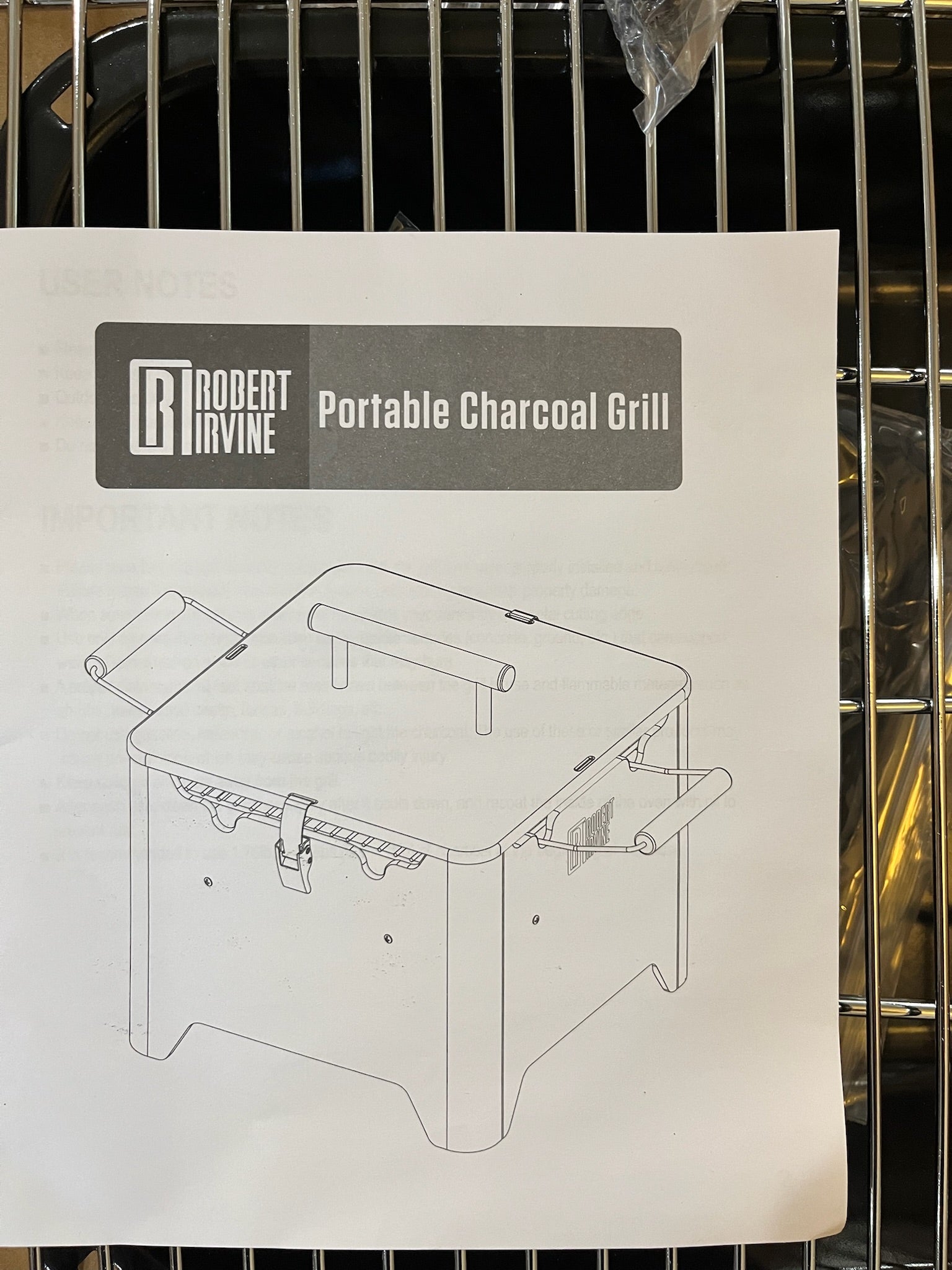 New Portable Charcoal Grill