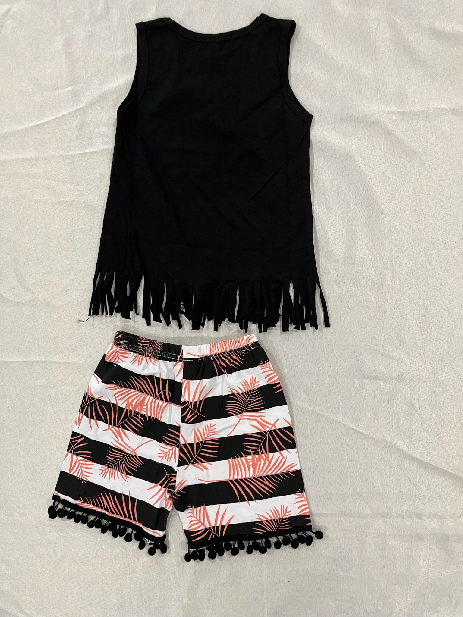 Two Piece Girls Long Live Summer Tank Top & Shorts Set image 2