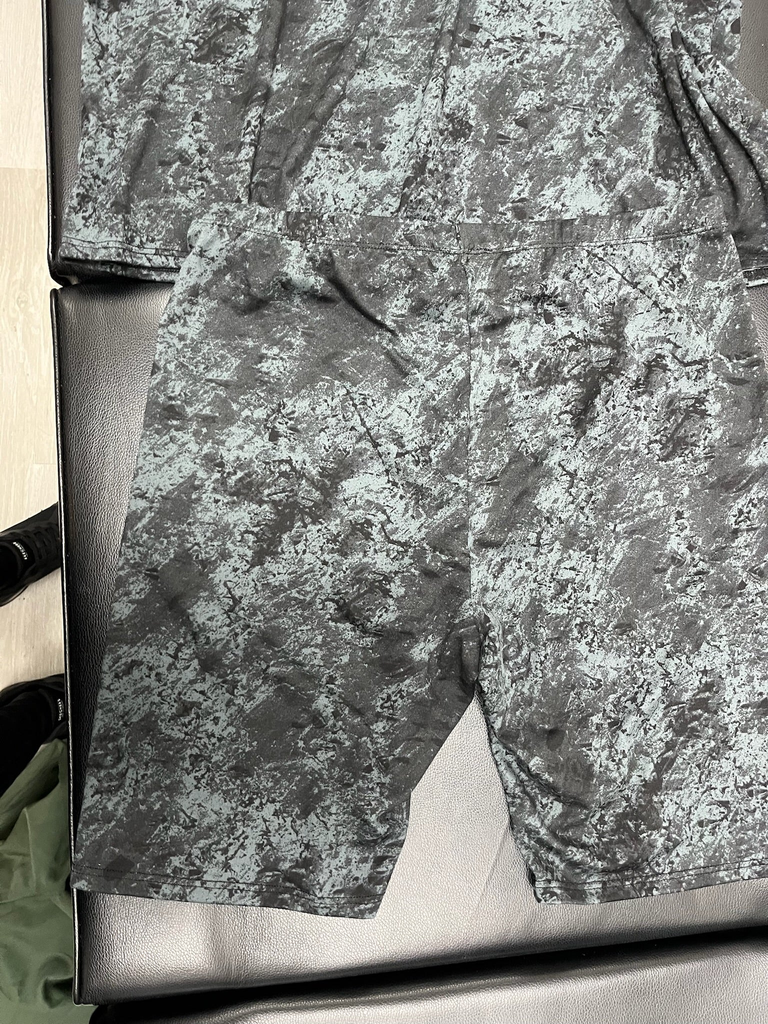 Women’s Grey Tie Dye Top & Shorts Set