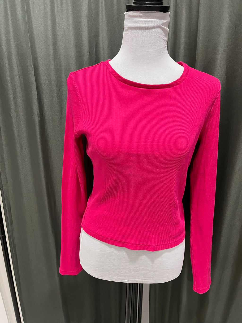 Pink Long Sleeve Shirt image 0