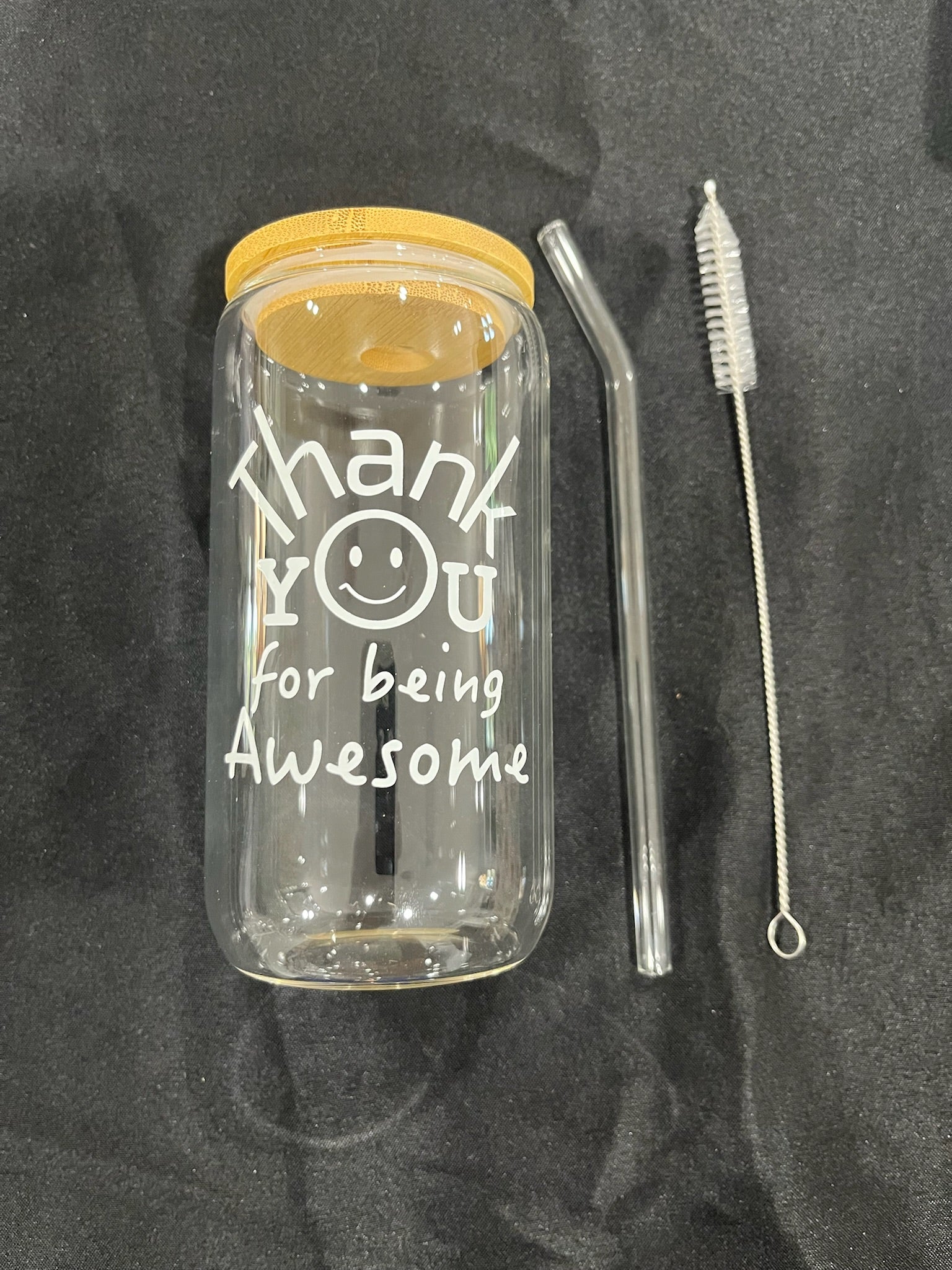 Thank You For Being Awesome Glass Cup Set image 0
