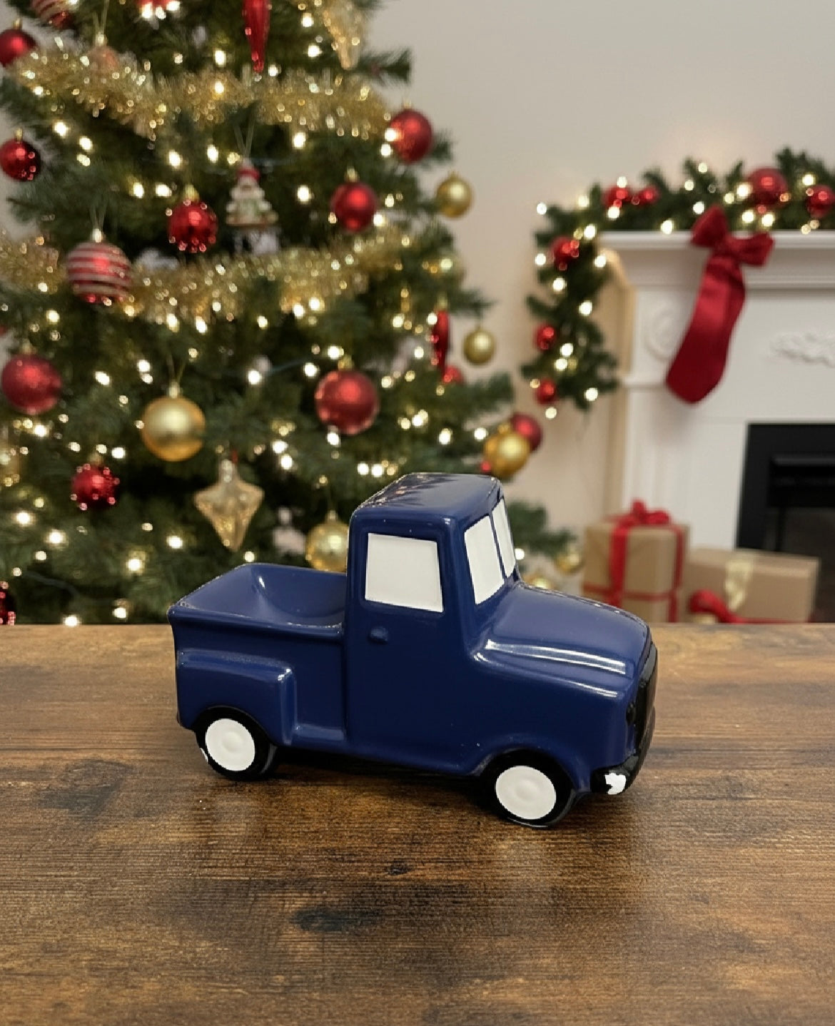 Ceramic Blue Truck