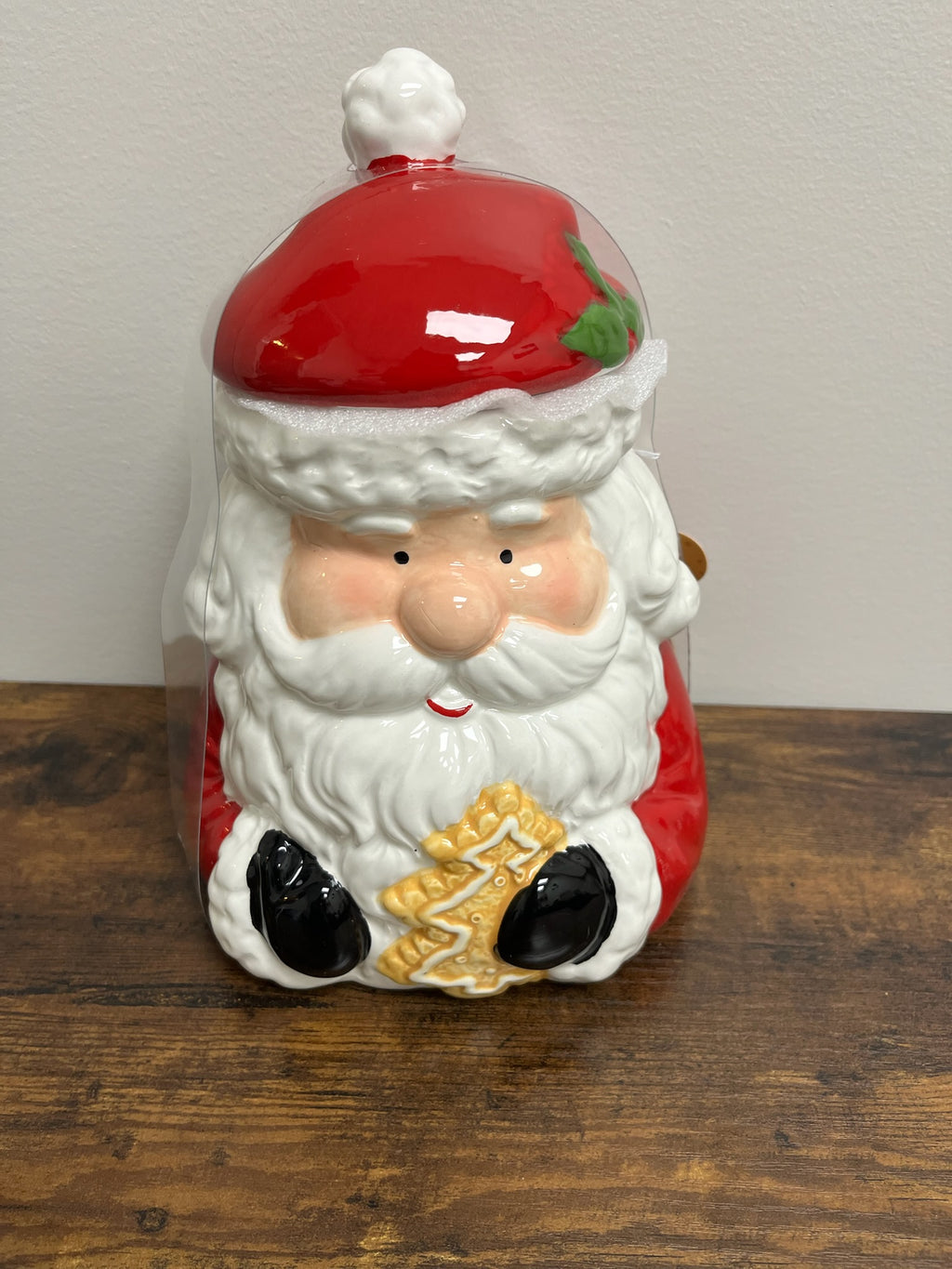 Ceramic Santa Clause Cookie Jar