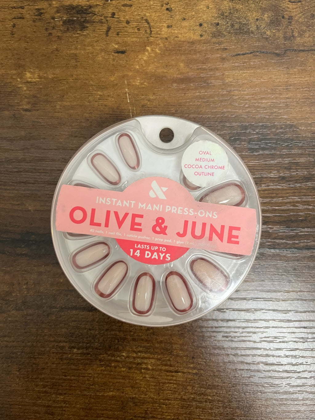 New Pink Border Nail Set