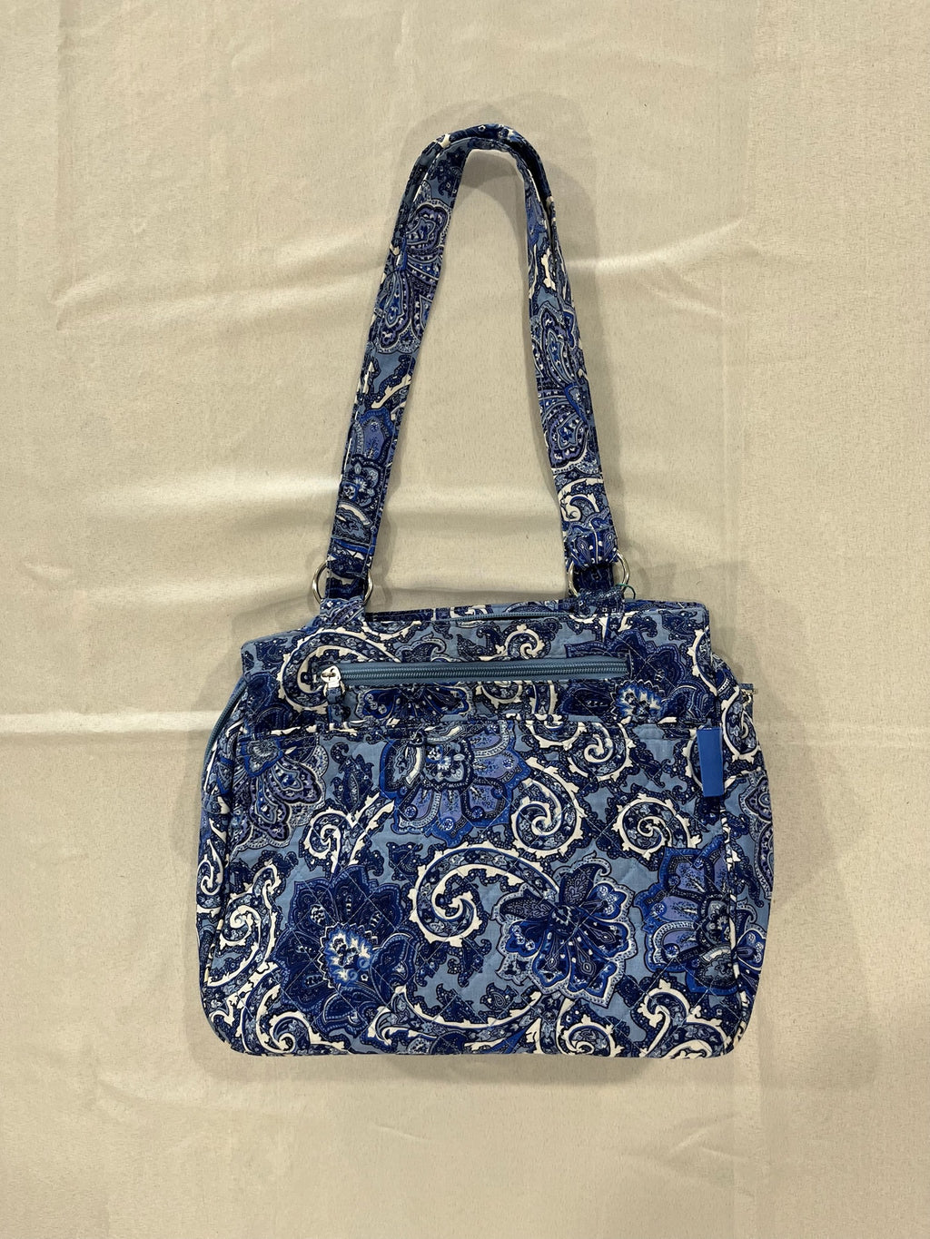 Blue Waverly Quilted Boho Bag image 0