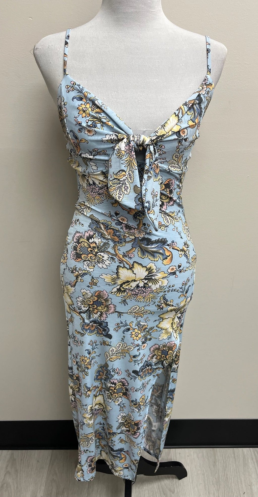 New Blue Floral Dress