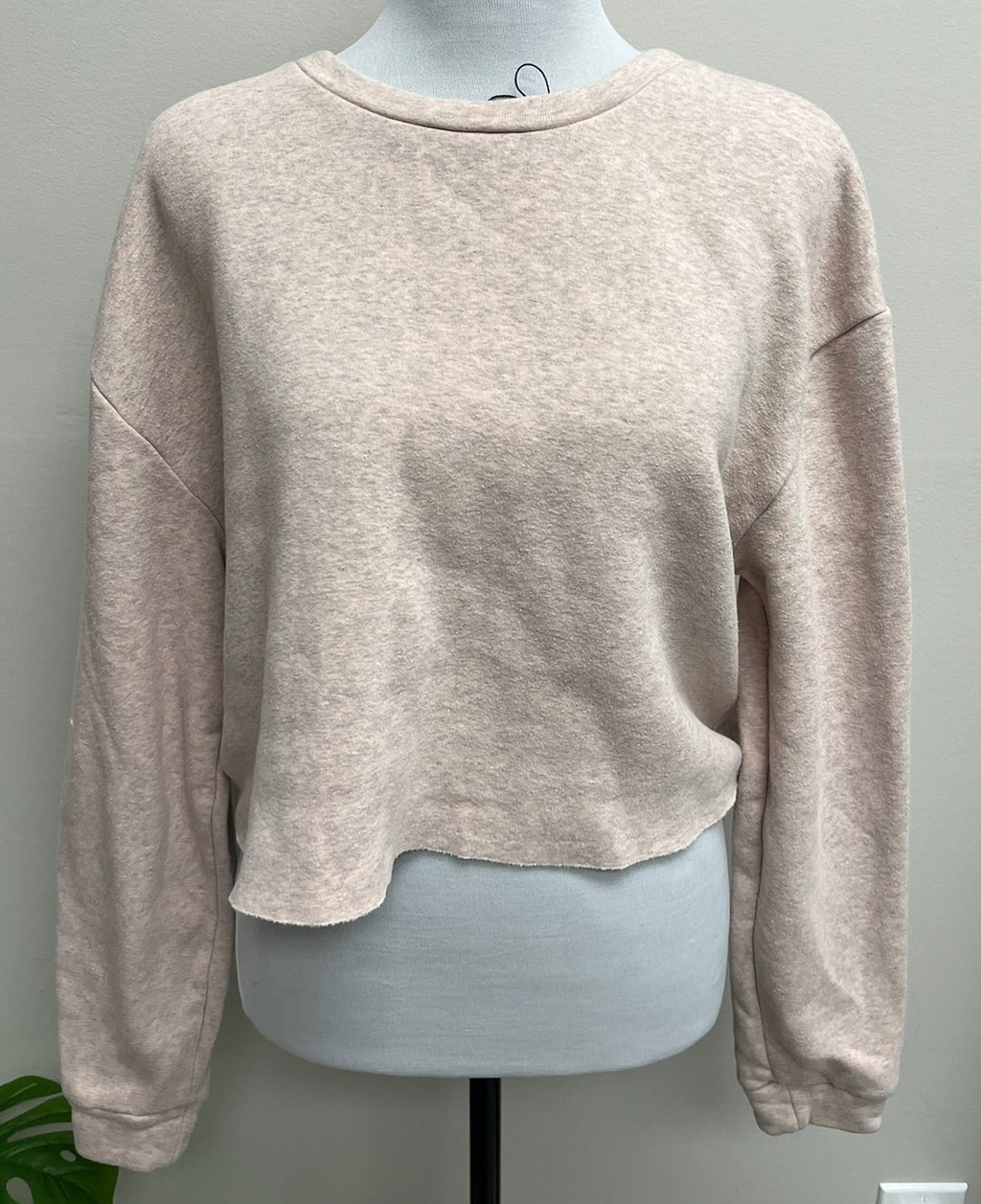 Used Women’s Pink Blush Crop Top Sweater