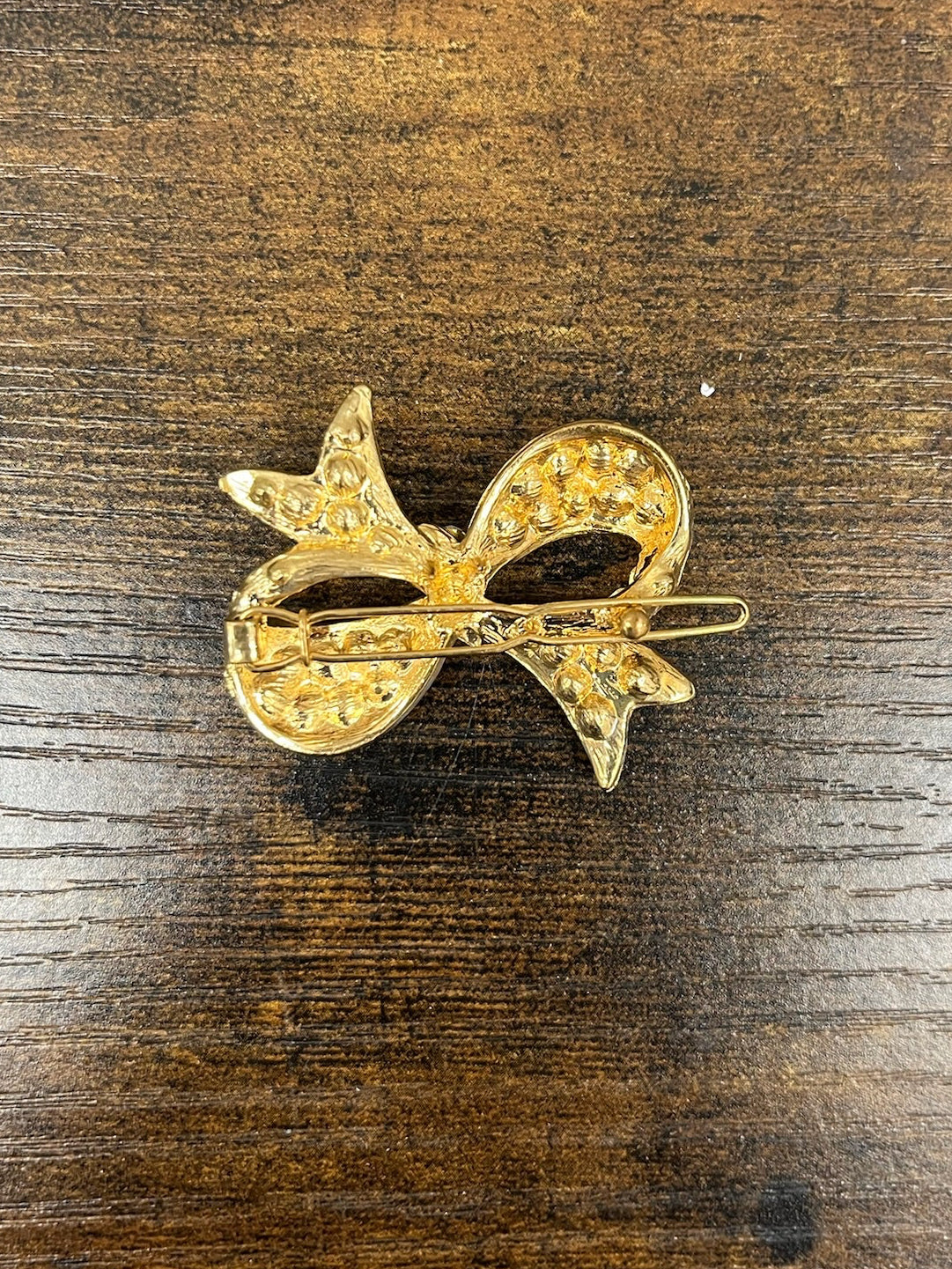 Used Studded Bow Barette