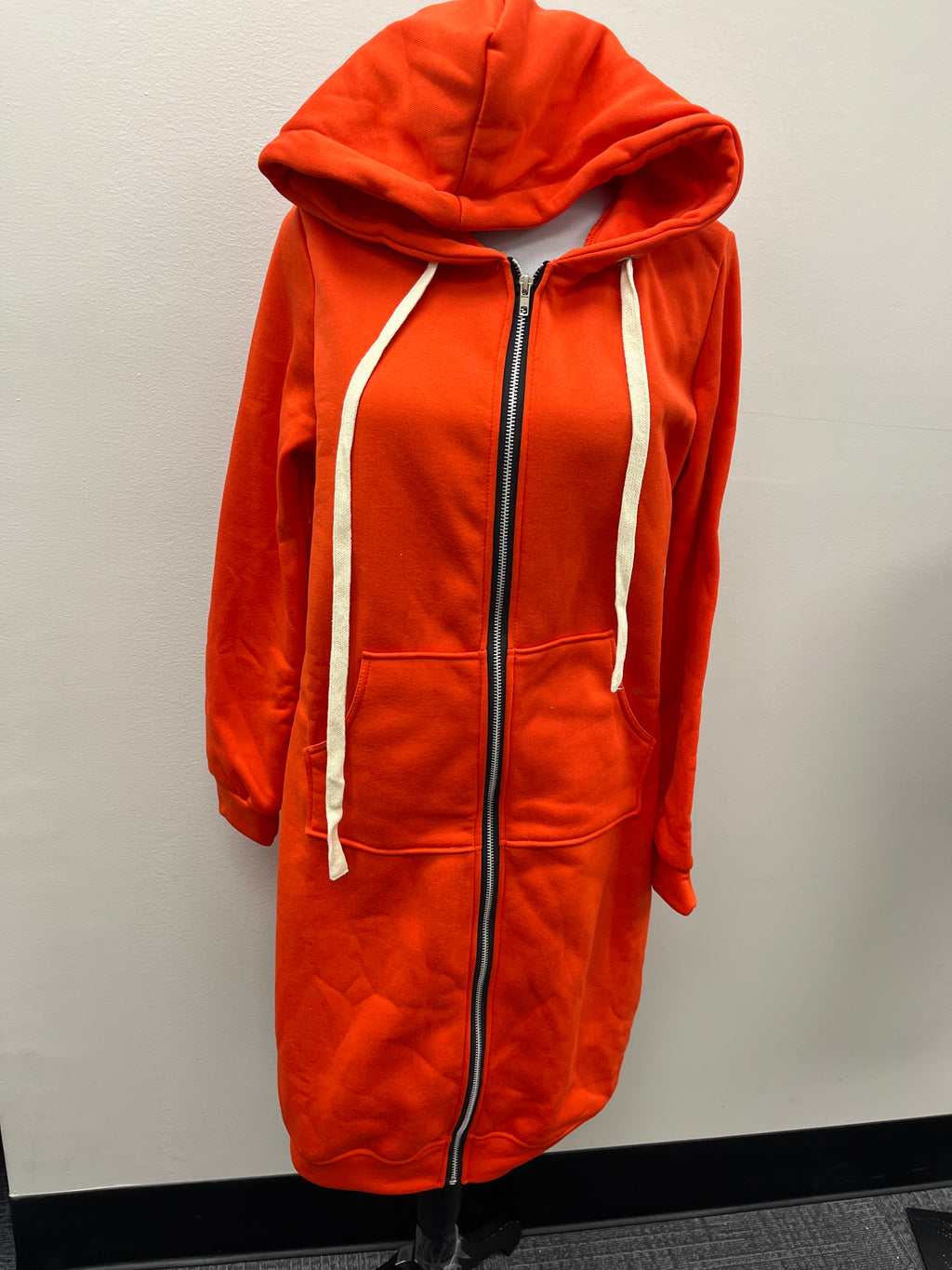 New Women’s Long Zip up Hooded Sweater