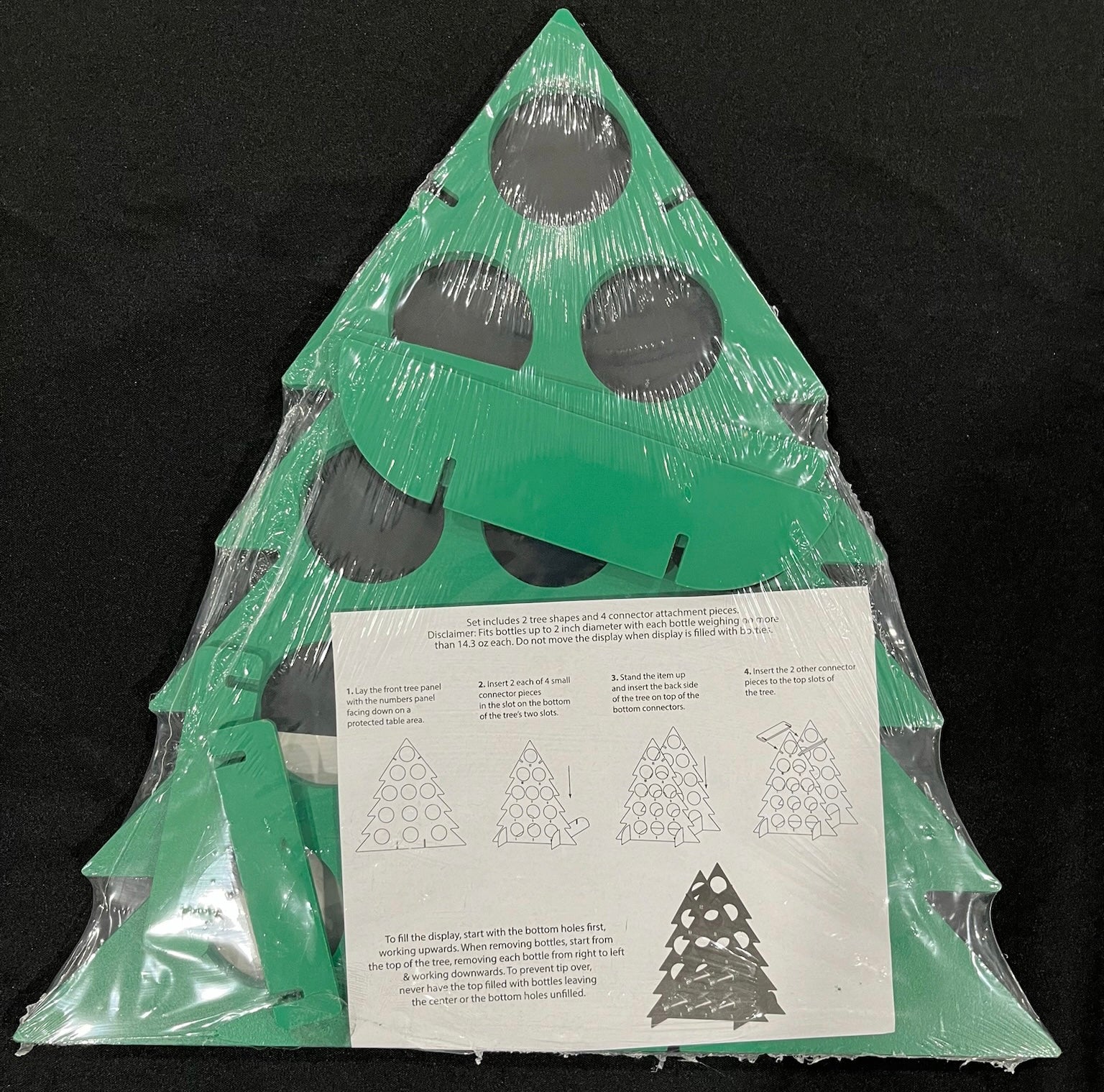 Wooden Christmas Tree Beverage Countdown Calendar  image 3