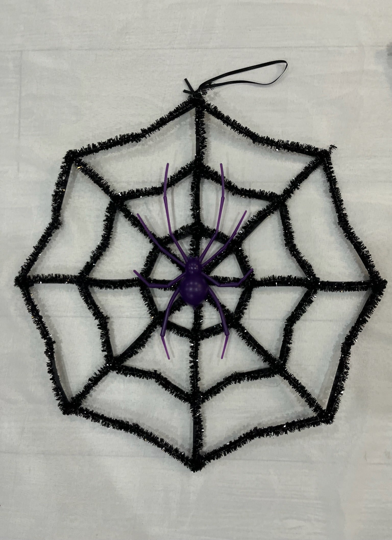 Spiderwebs with Purple Spiders image 1