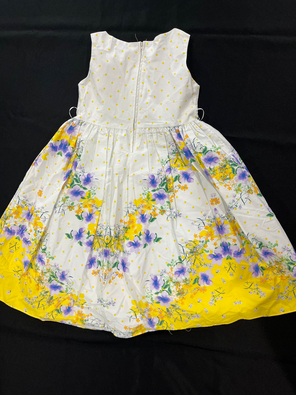 Yellow White Summer Dress image 2