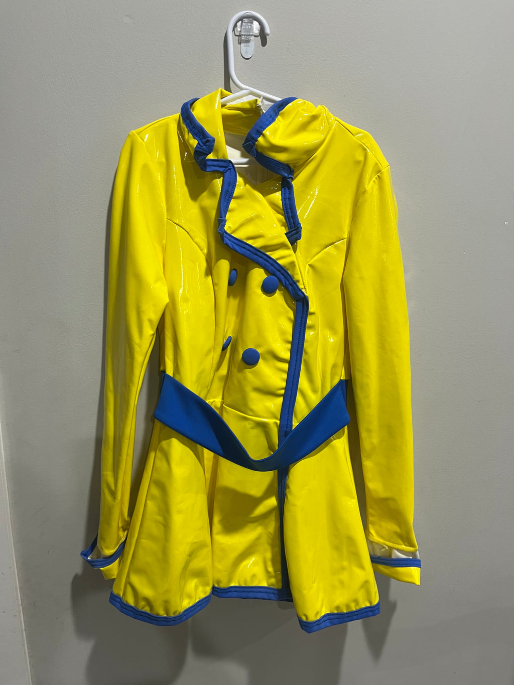 Used Girls Yellow Rain Dress Costume