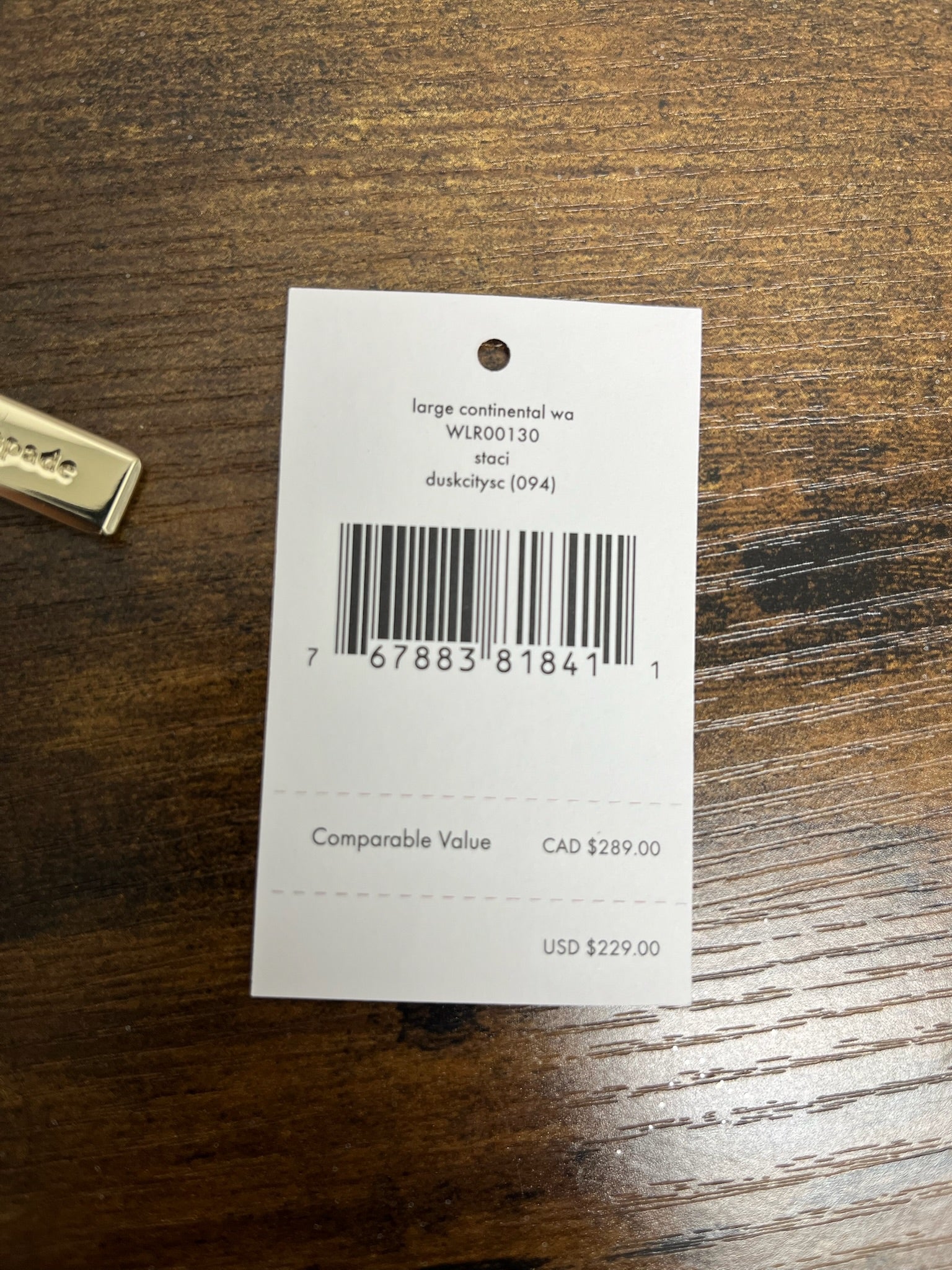 New Kate Spade New York Wallet