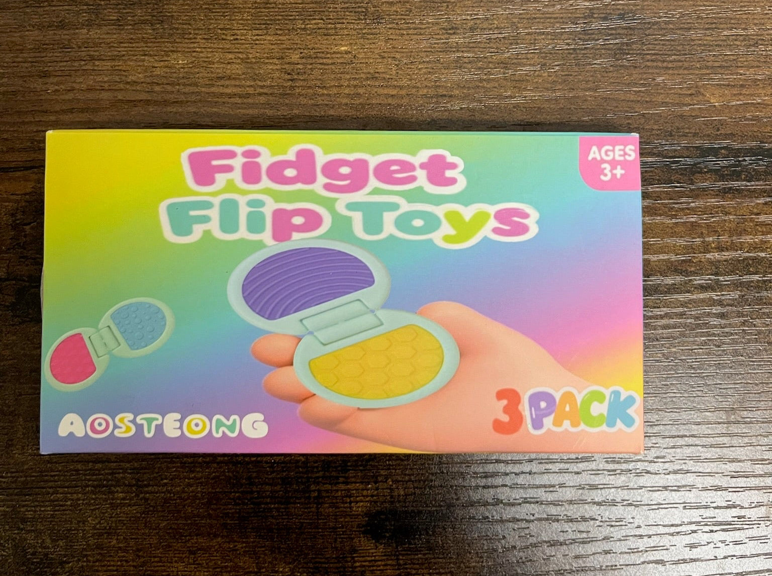 New 3 Pack Fidget Flip Toy