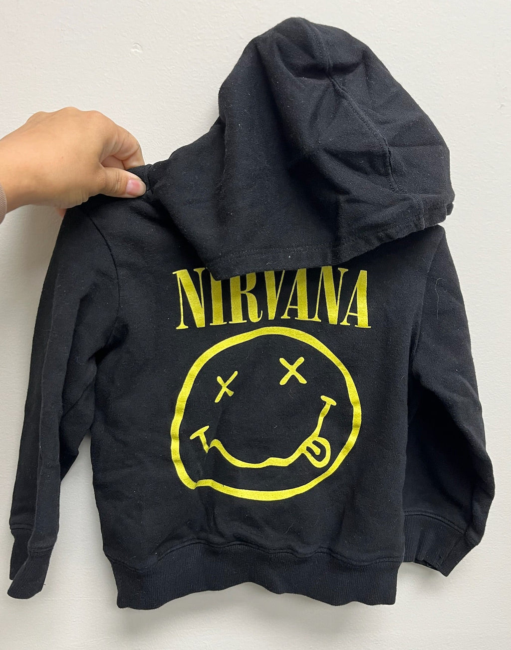 Used Boys Nirvana Black Hoodie