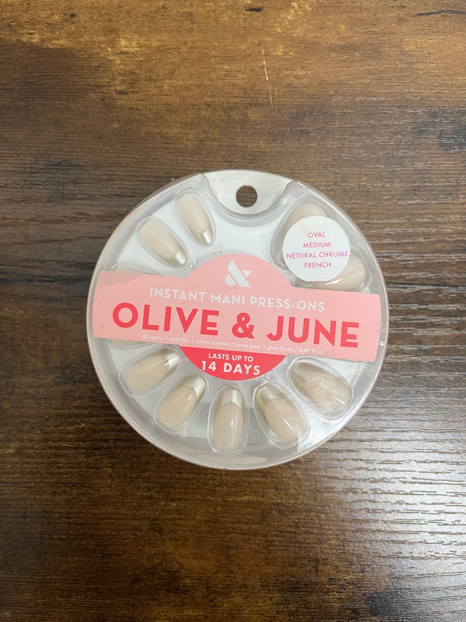 New Silver French Tip Nail Set