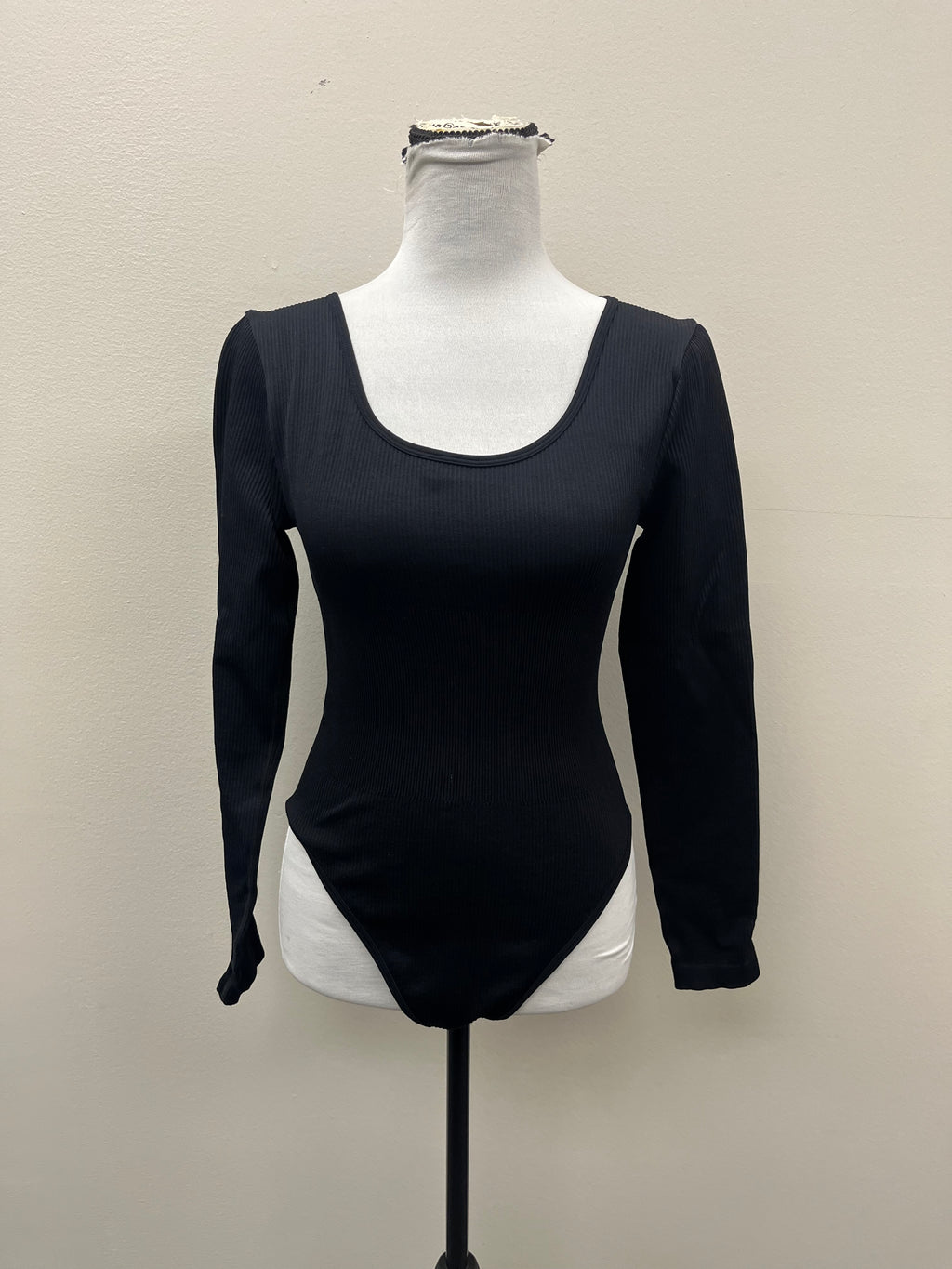 Used Women’s Black Long Body suit