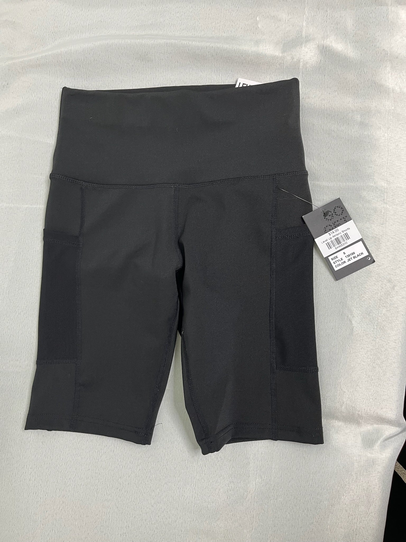Women’s Black Exercise Shorts image 3