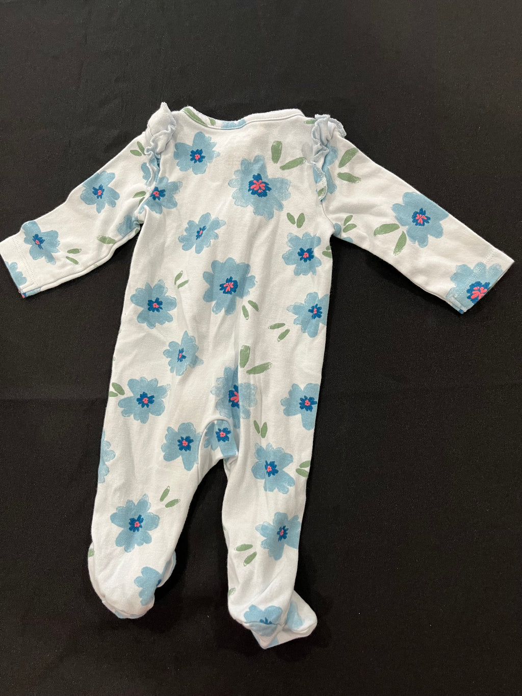 Blue Floral One Piece image 2
