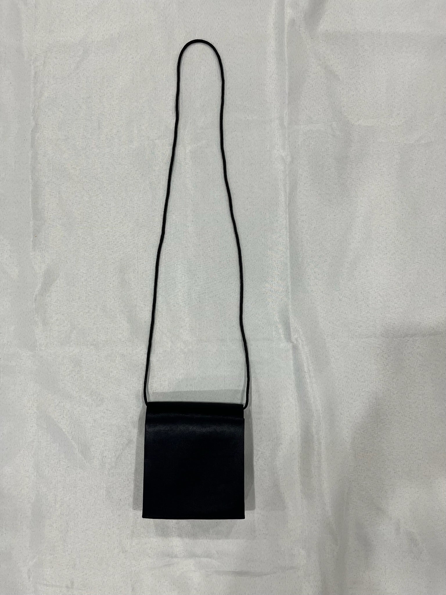 Small Black Purse With Front Tassel image 3