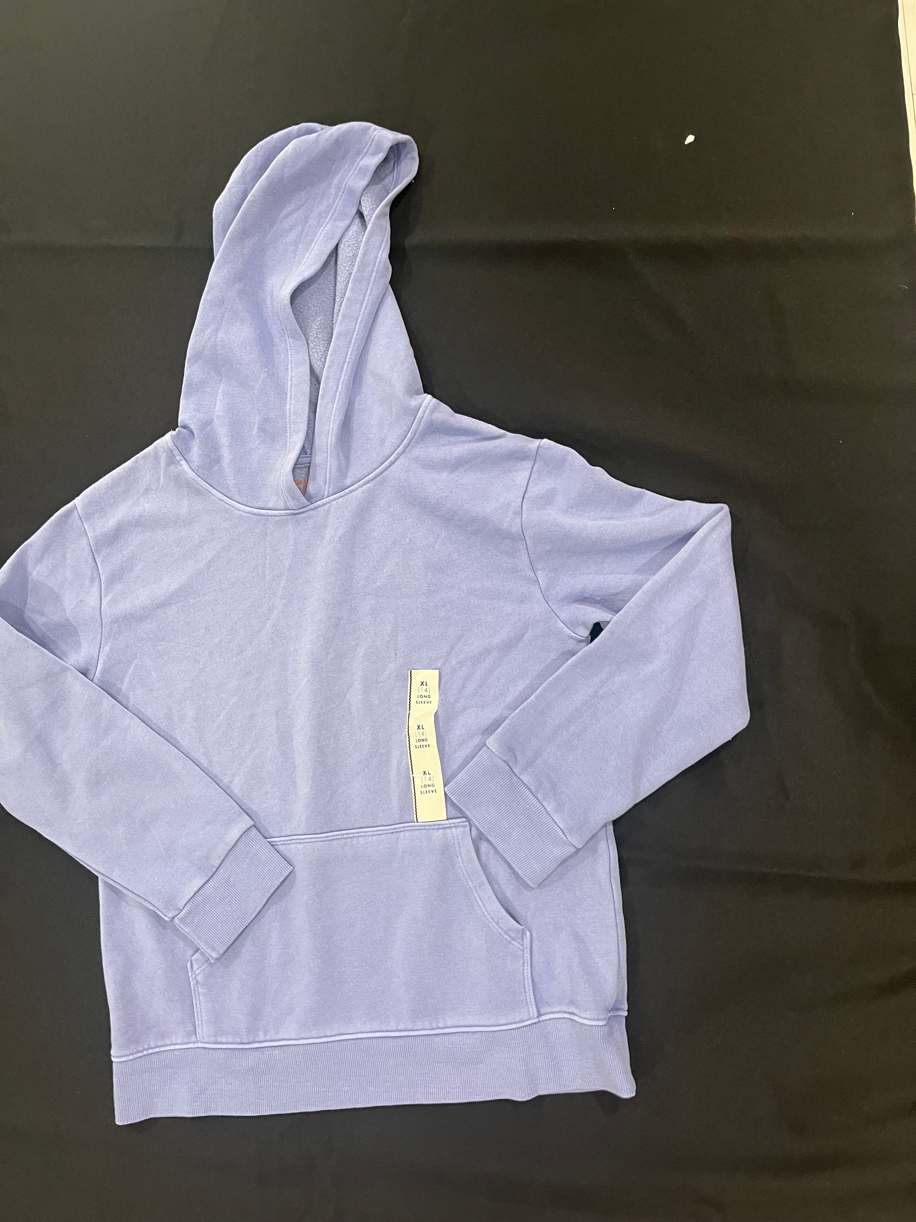 Lavender Zip Up Hooded Sweater image 0