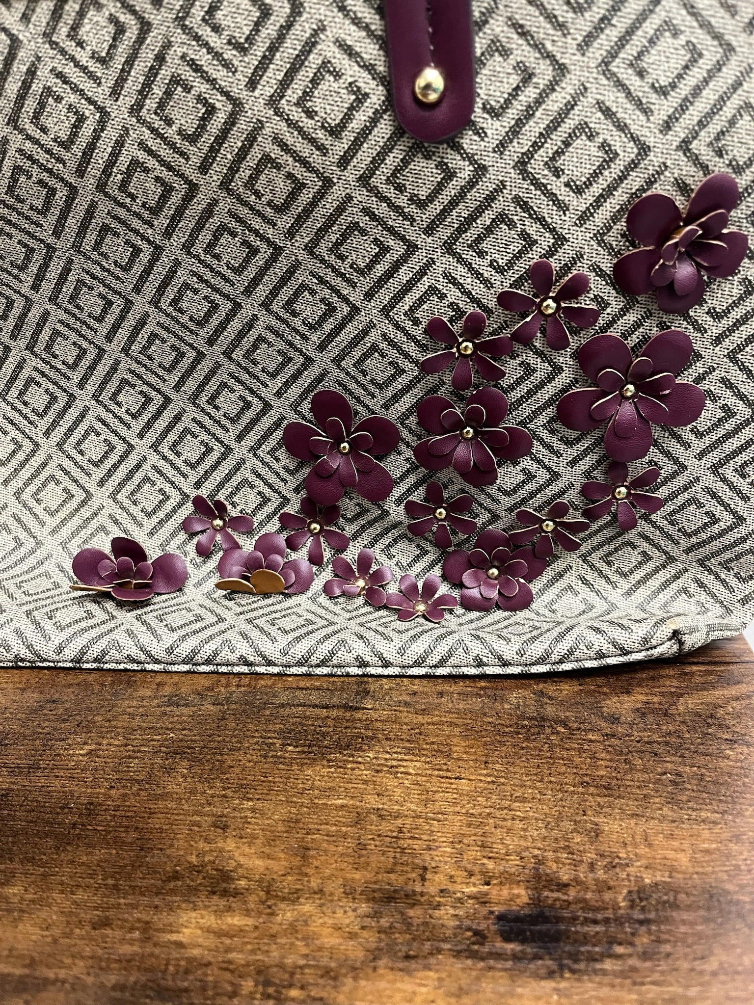 Used Floral Purse